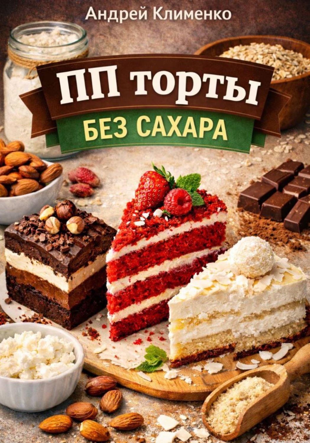 Обложка книги «ПП торты без сахара»