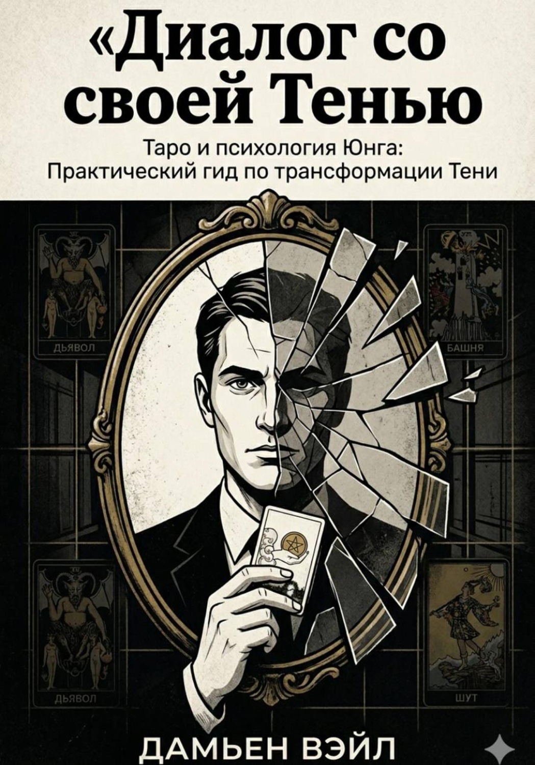 Обложка книги «Таро и психология Юнга: Практический гид по трансформации Тени»