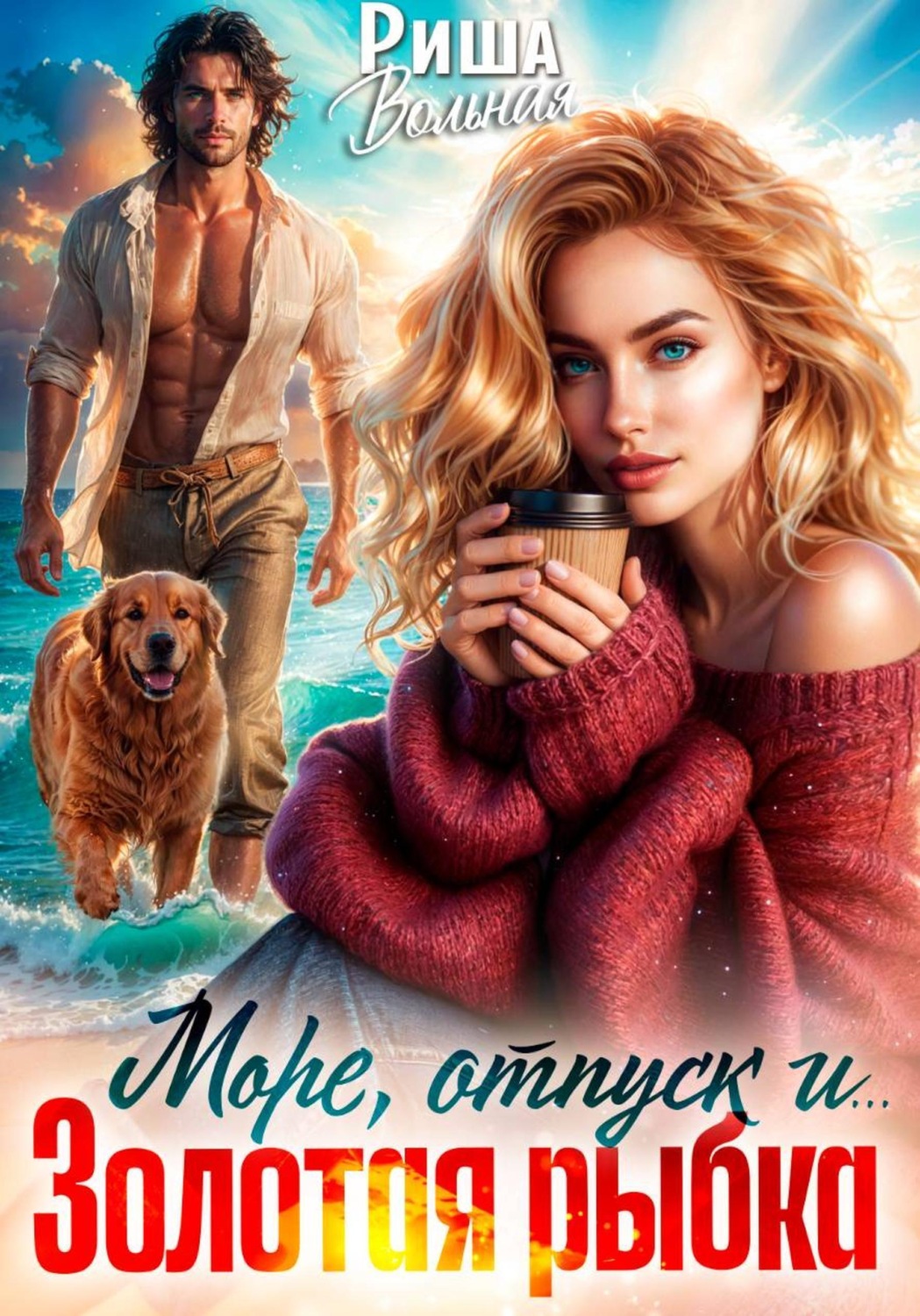 Обложка книги «Море, отпуск и ... Золотая рыбка»
