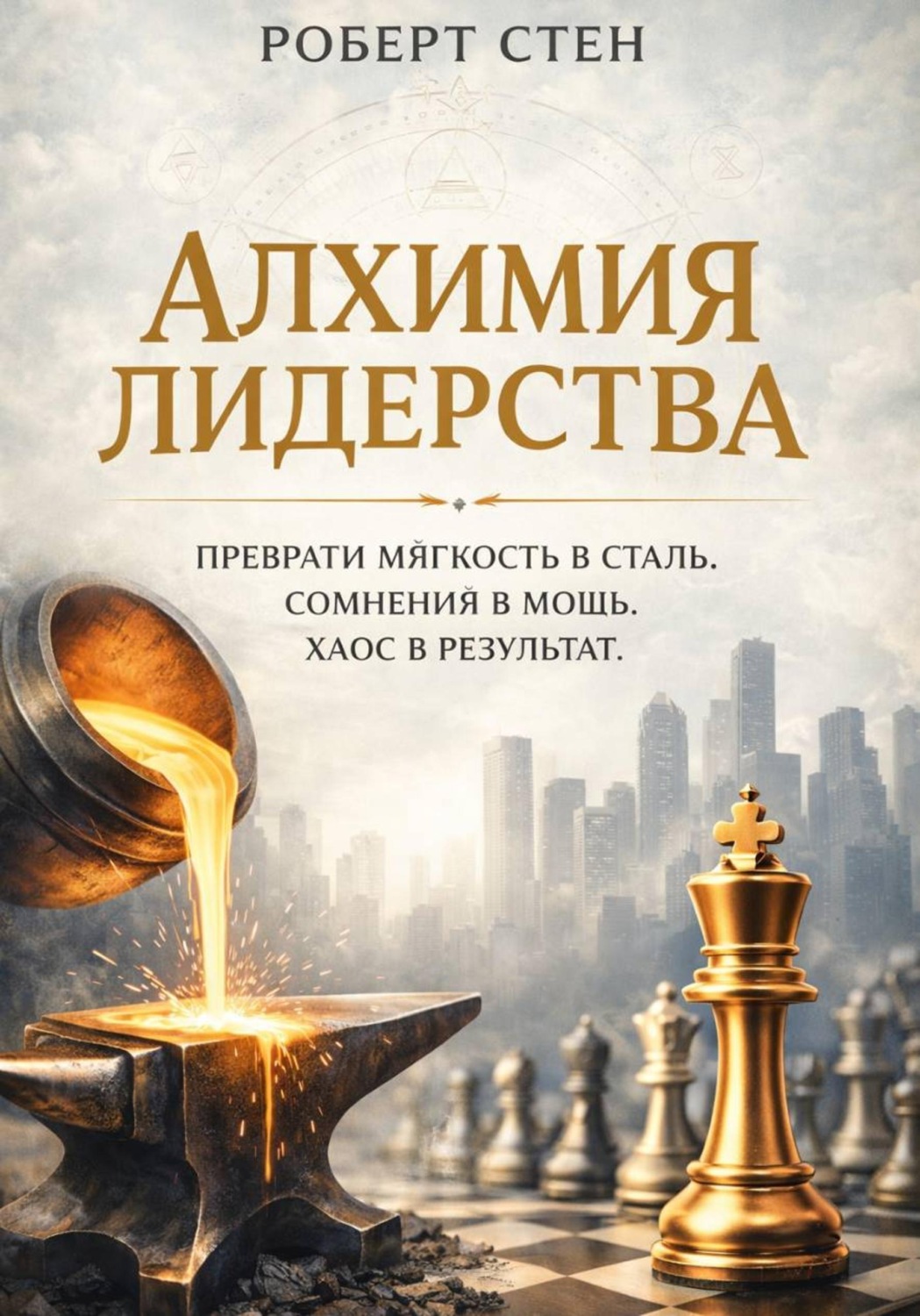 Обложка книги «Алхимия лидерства. Преврати мягкость в сталь. Сомнения в мощь. Хаос в результат»