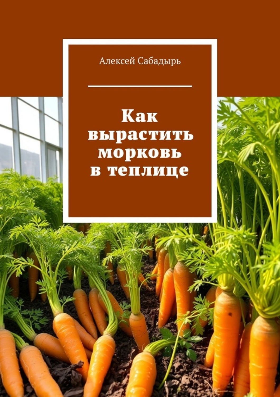 Обложка книги «Как вырастить морковь в теплице»