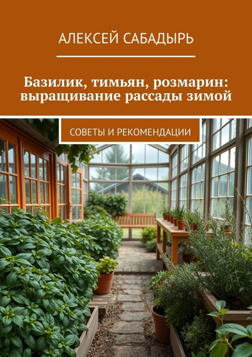 Обложка книги «Базилик, тимьян, розмарин: выращивание рассады зимой. Советы и рекомендации»