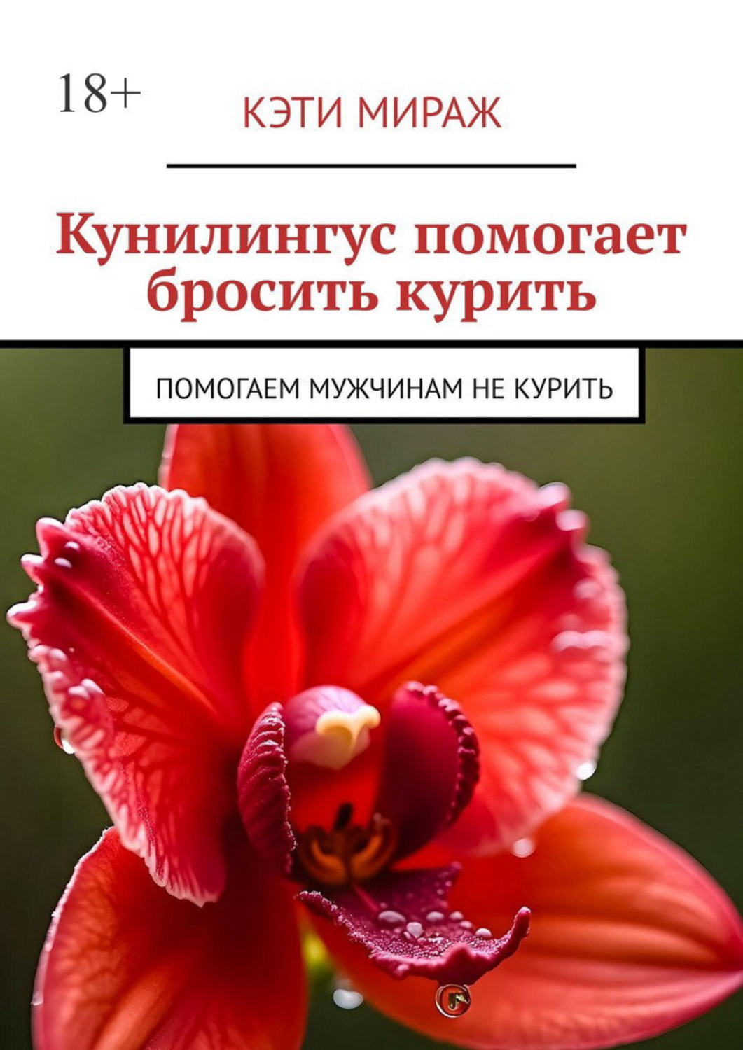 Обложка книги «Куннилингус помогает бросить курить. Помогаем мужчинам не курить»