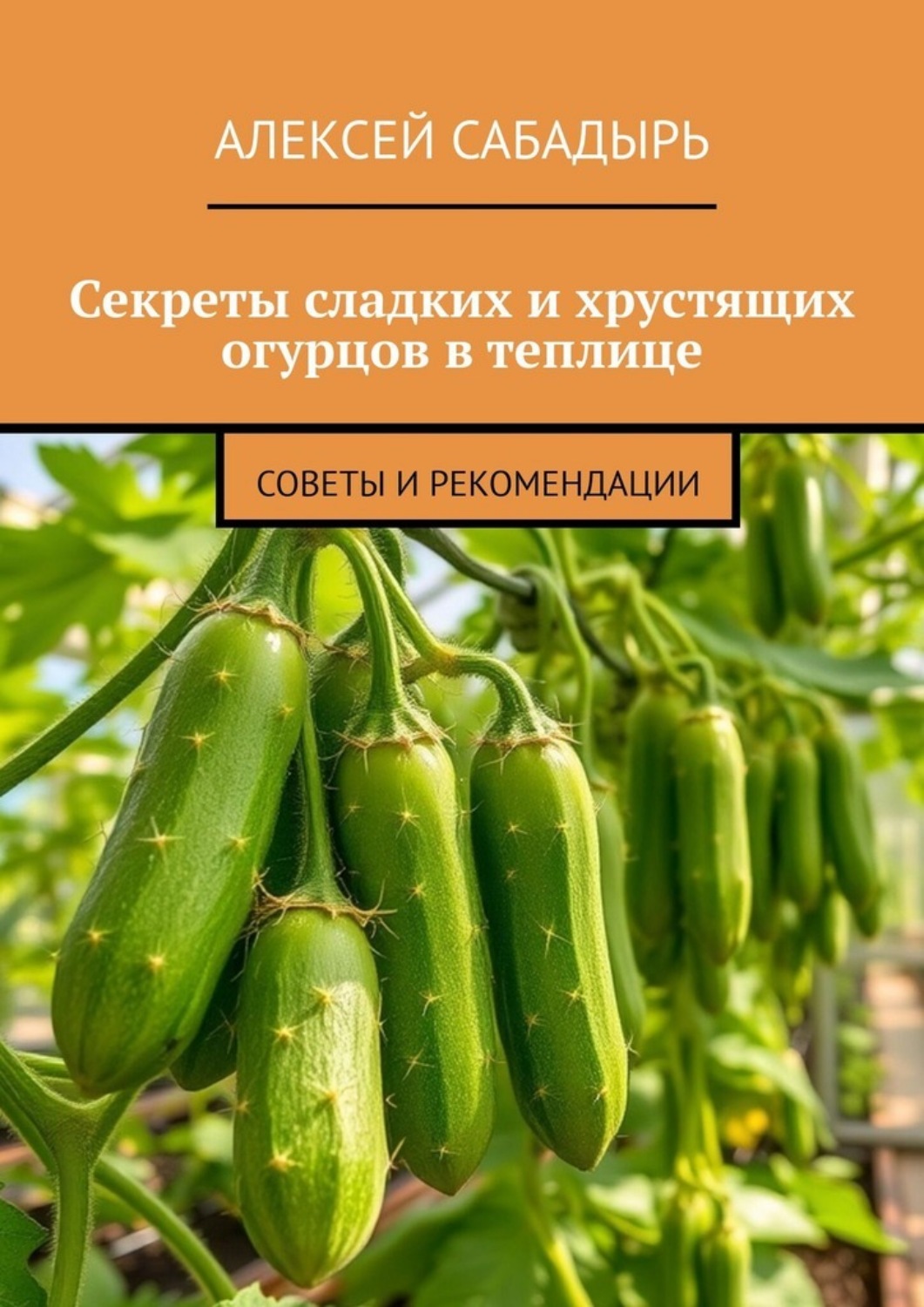 Обложка книги «Секреты сладких и хрустящих огурцов в теплице. Советы и рекомендации»