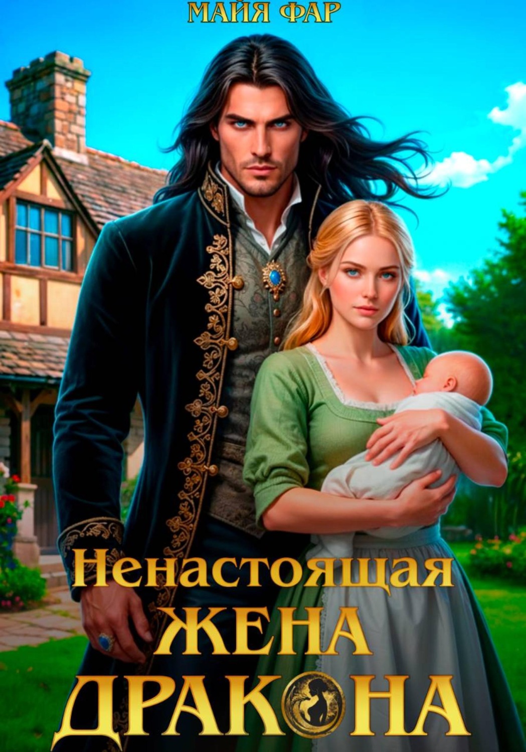 Обложка книги «Ненастоящая жена дракона»