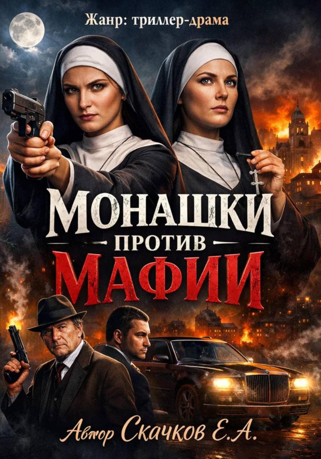 Обложка книги «Монашки против мафии»