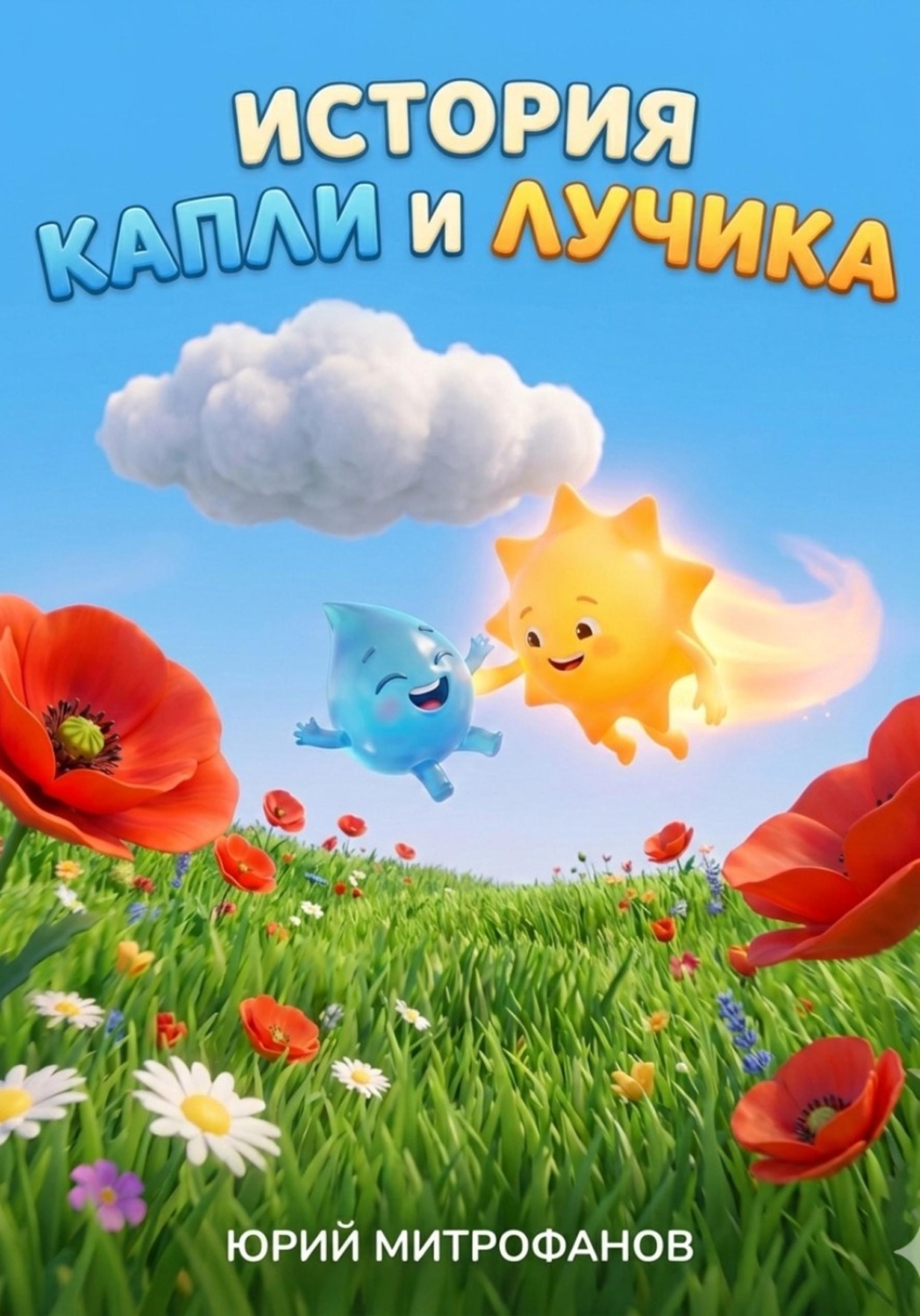 Обложка книги «История капли и лучика»