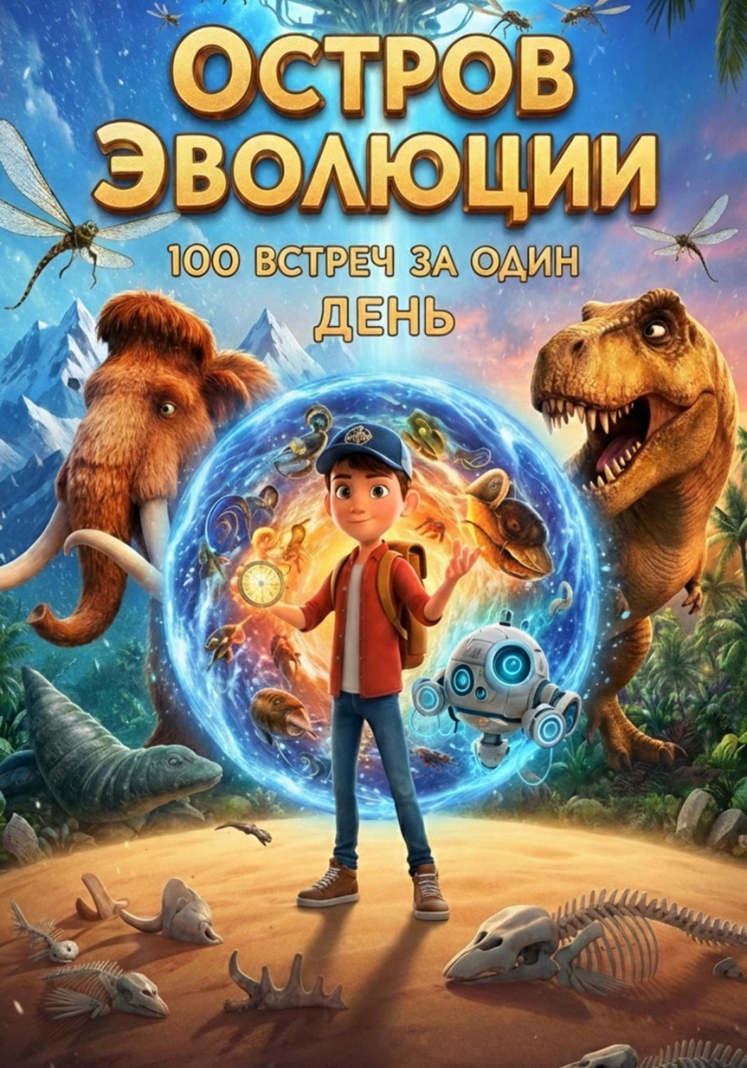 Обложка книги «Остров эволюции: 100 встреч за один день»