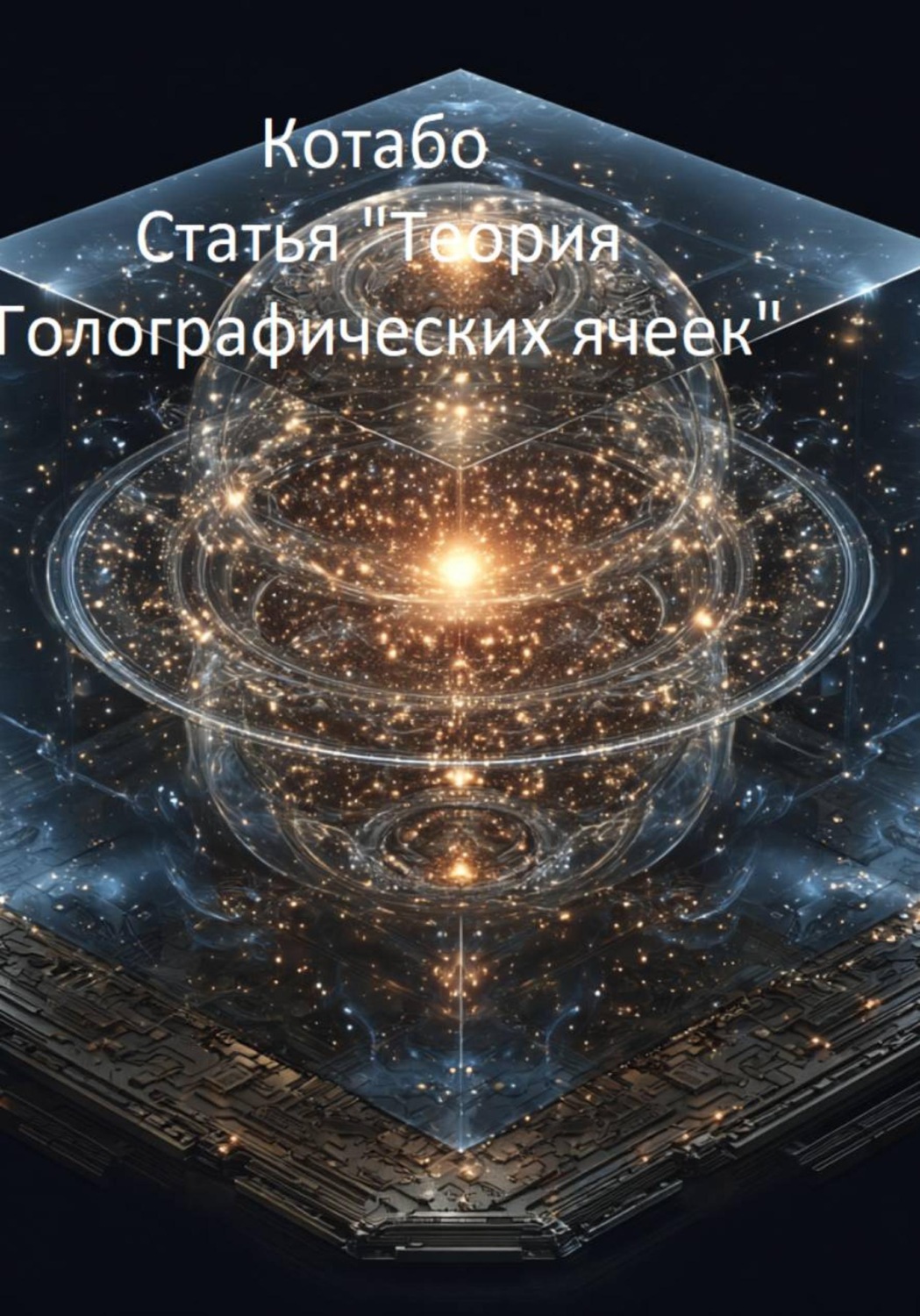Обложка книги «Статья "Теория Голографических Ячеек"»
