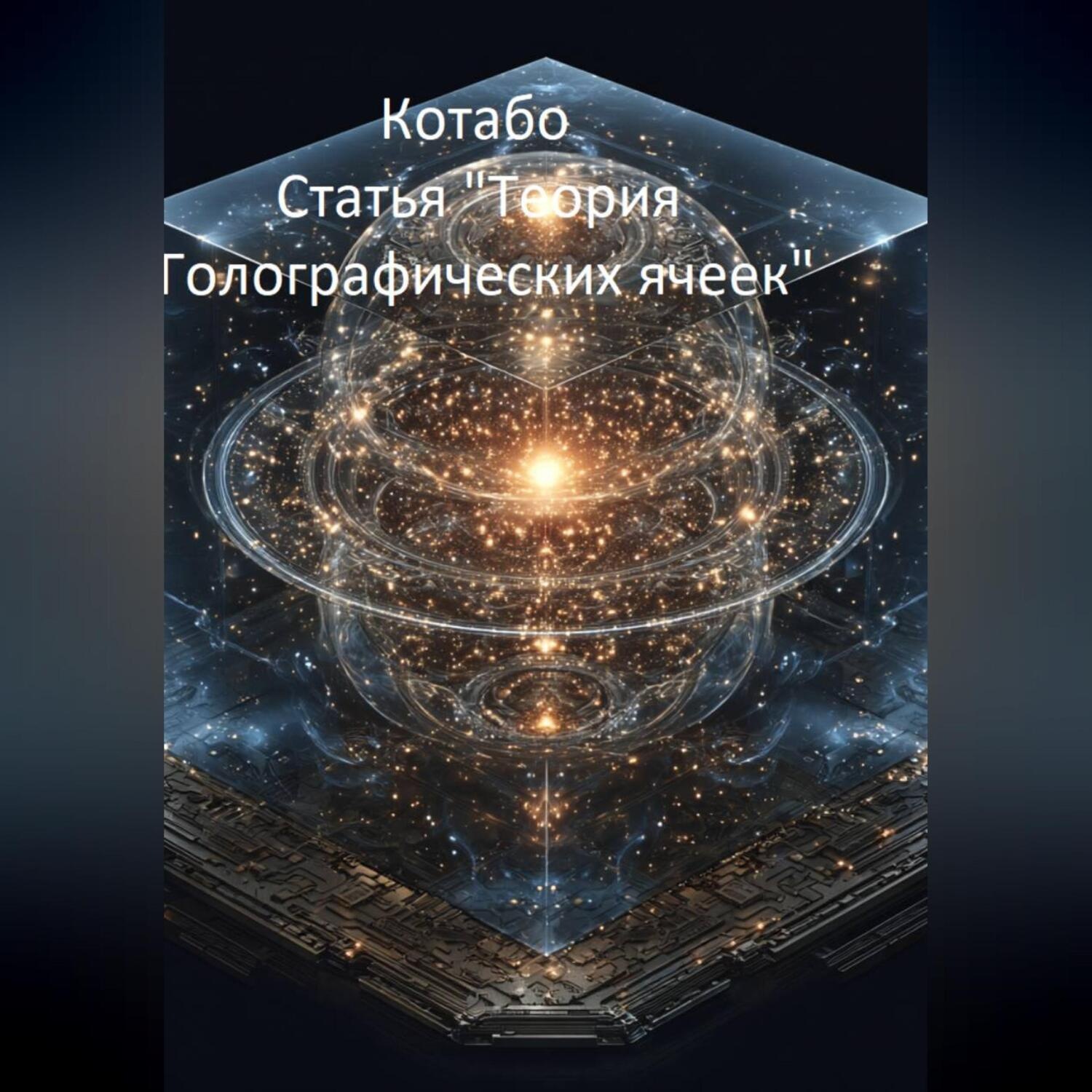 Обложка книги «Статья "Теория Голографических Ячеек"»
