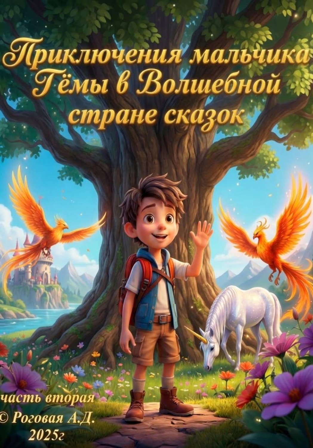 Обложка книги «Приключения мальчика Тёмы в Волшебной стране сказок. Часть вторая»