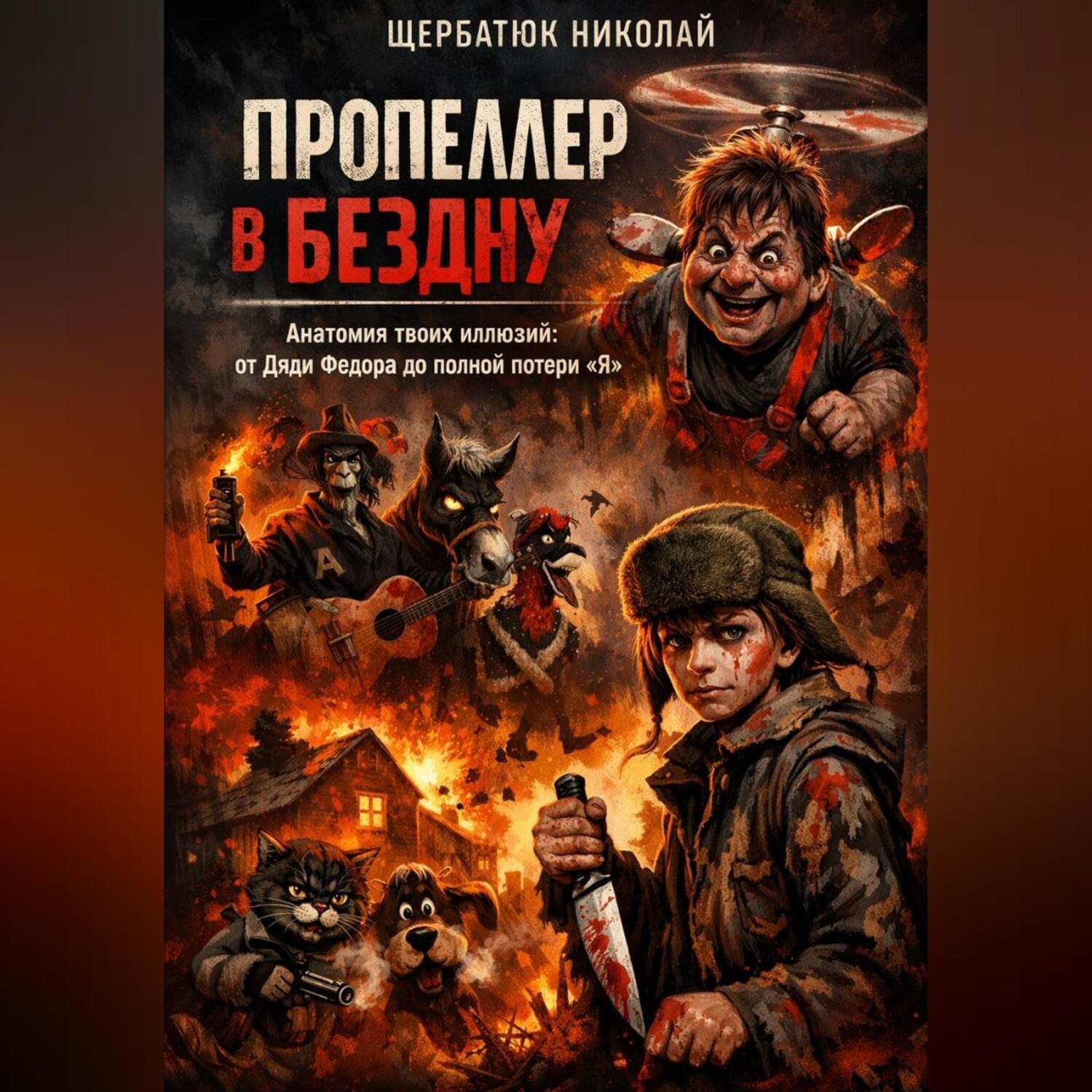 Обложка книги «Пропеллер в Бездну: Анатомия твоих иллюзий от Дяди Федора до полной потери «Я»