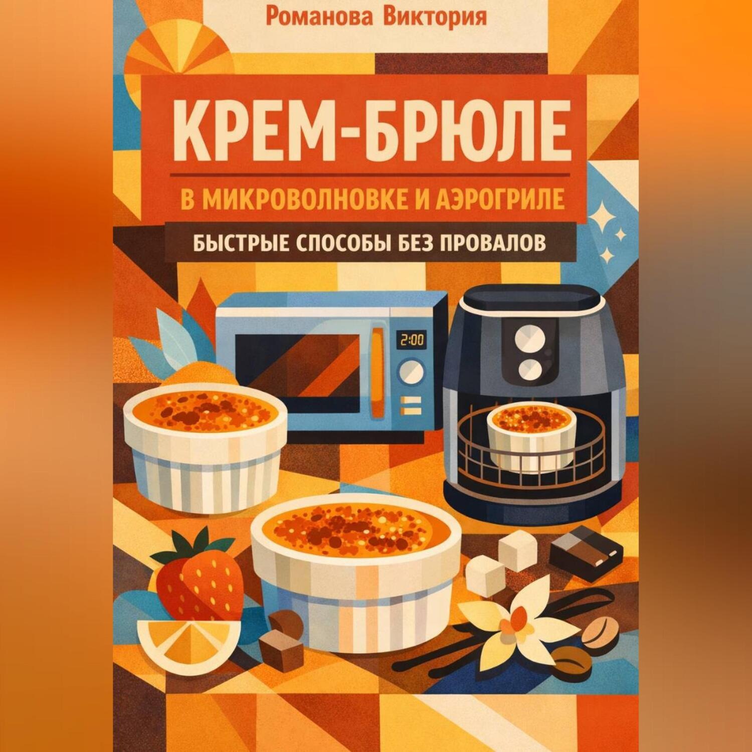 Обложка книги «Крем-брюле в микроволновке и аэрогриле: быстрые способы без провалов»