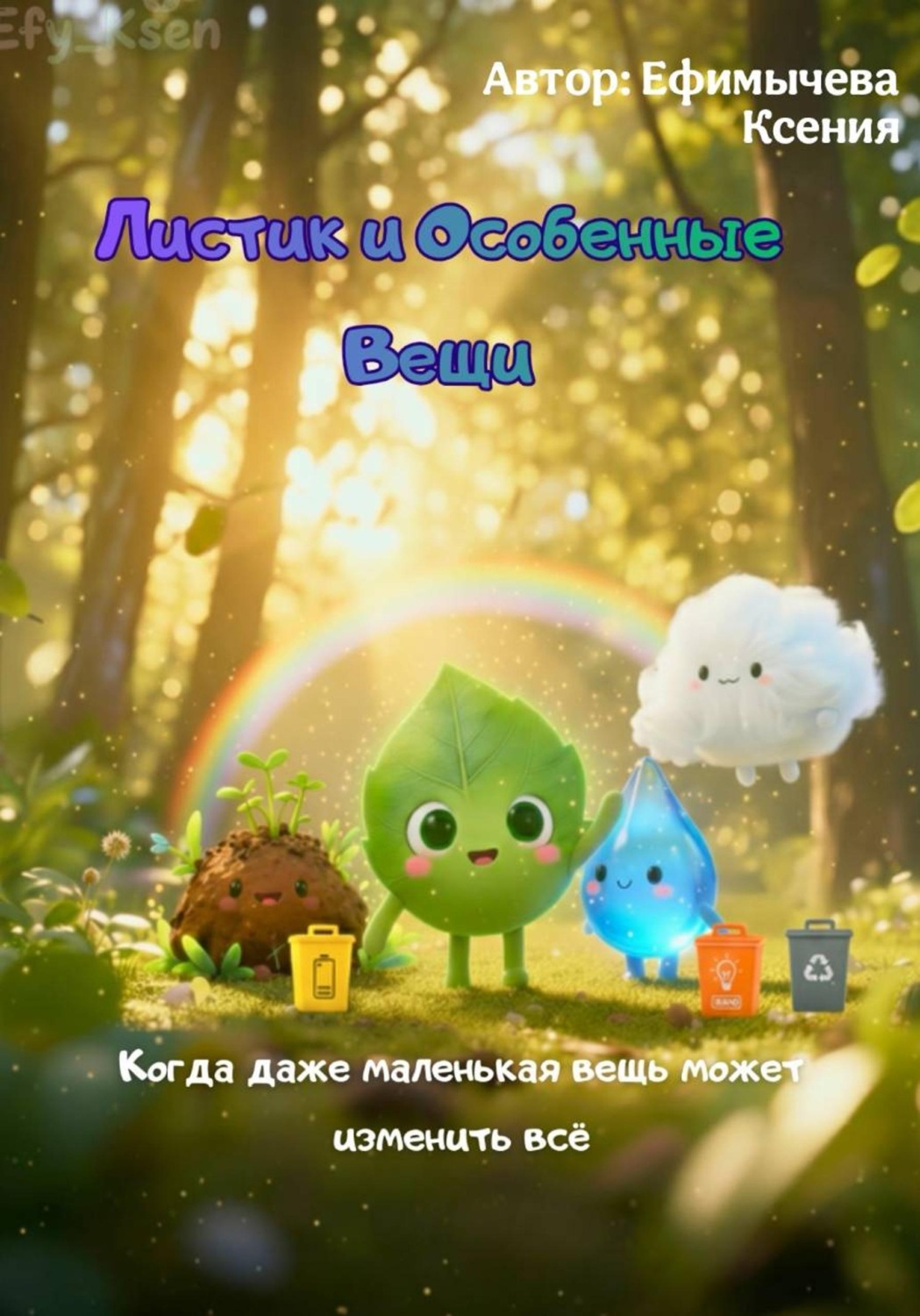 Обложка книги «Листик и особенные вещи»
