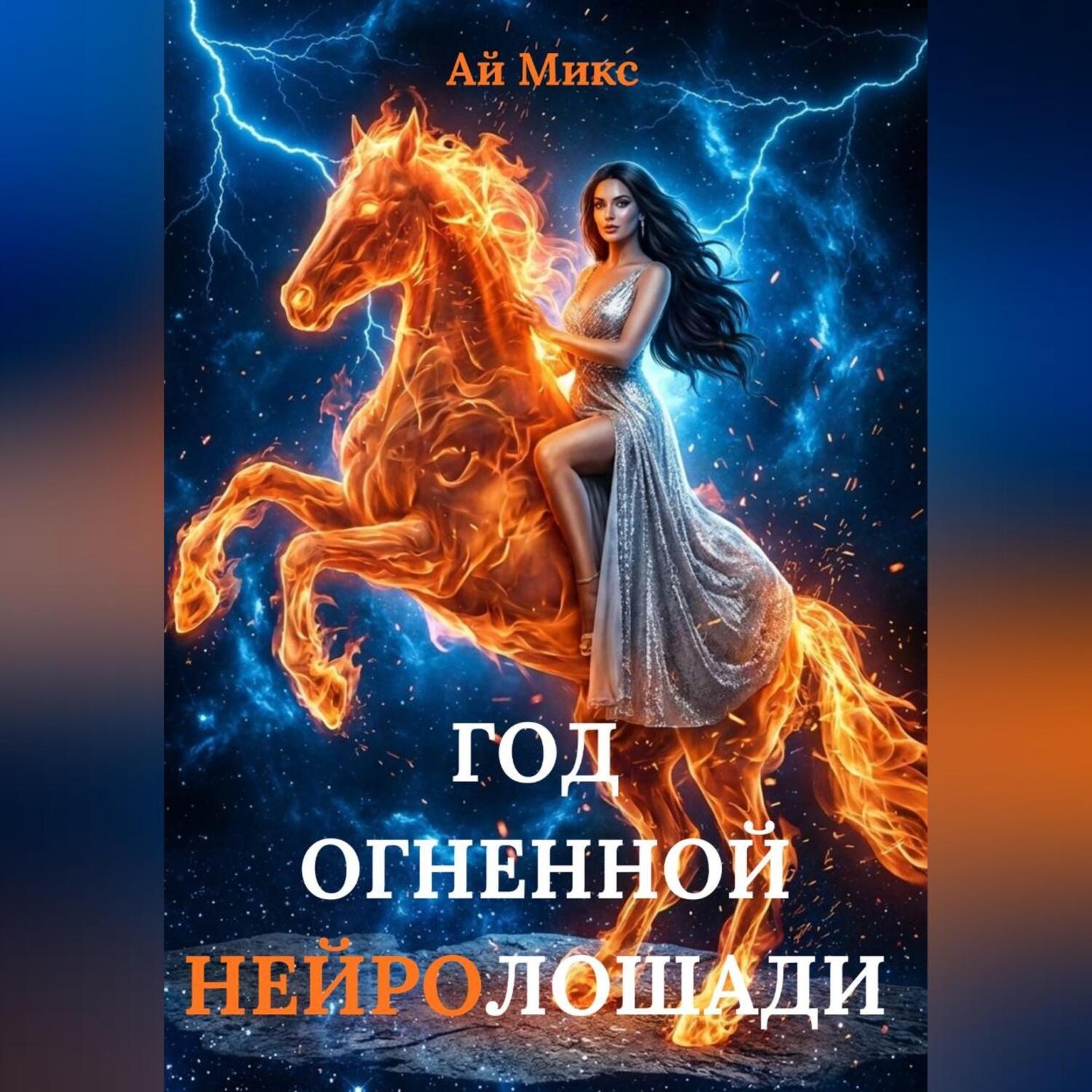 Обложка книги «Год огненной НЕЙРОлошади»