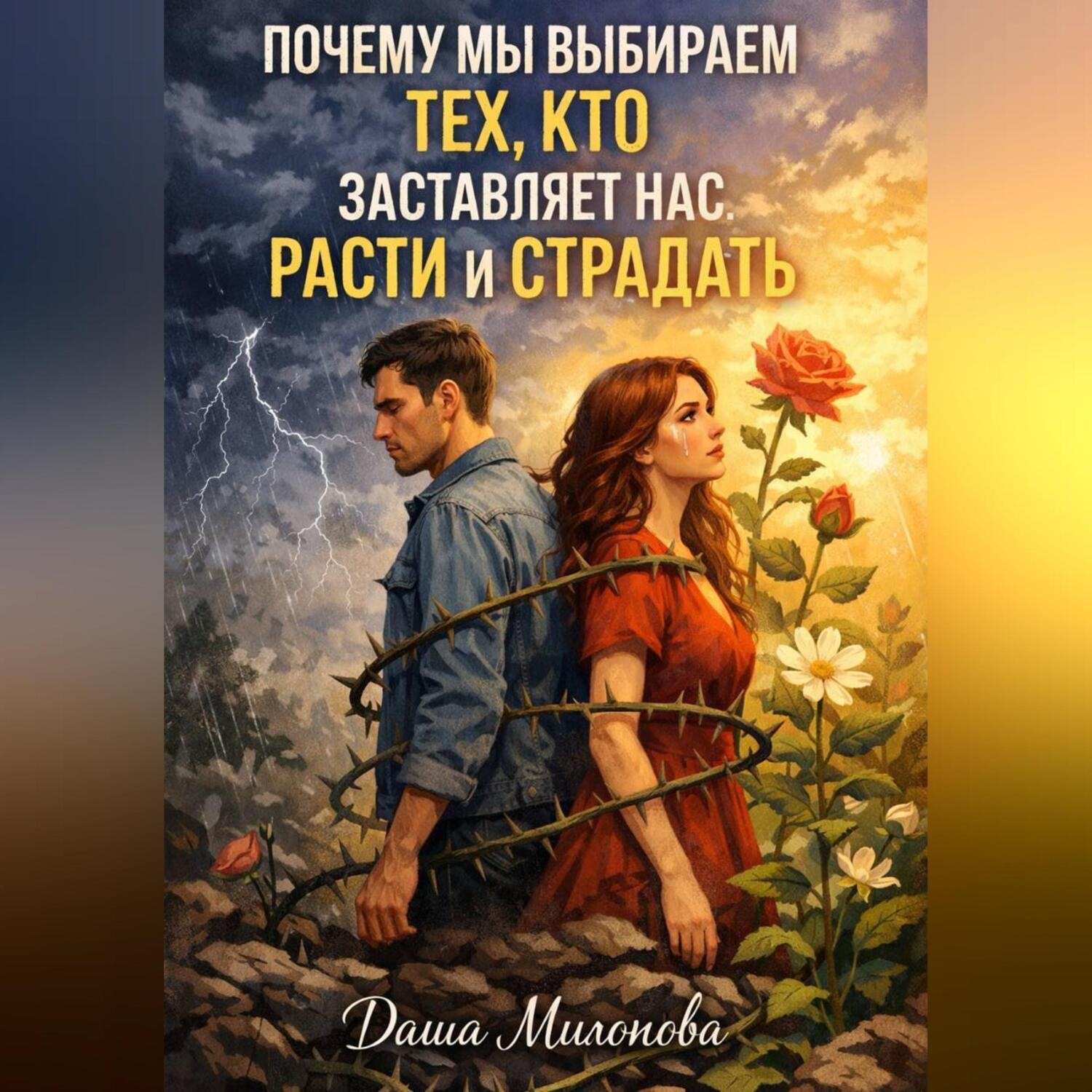 Обложка книги «Почему мы выбираем тех, кто заставляет нас расти и страдать»
