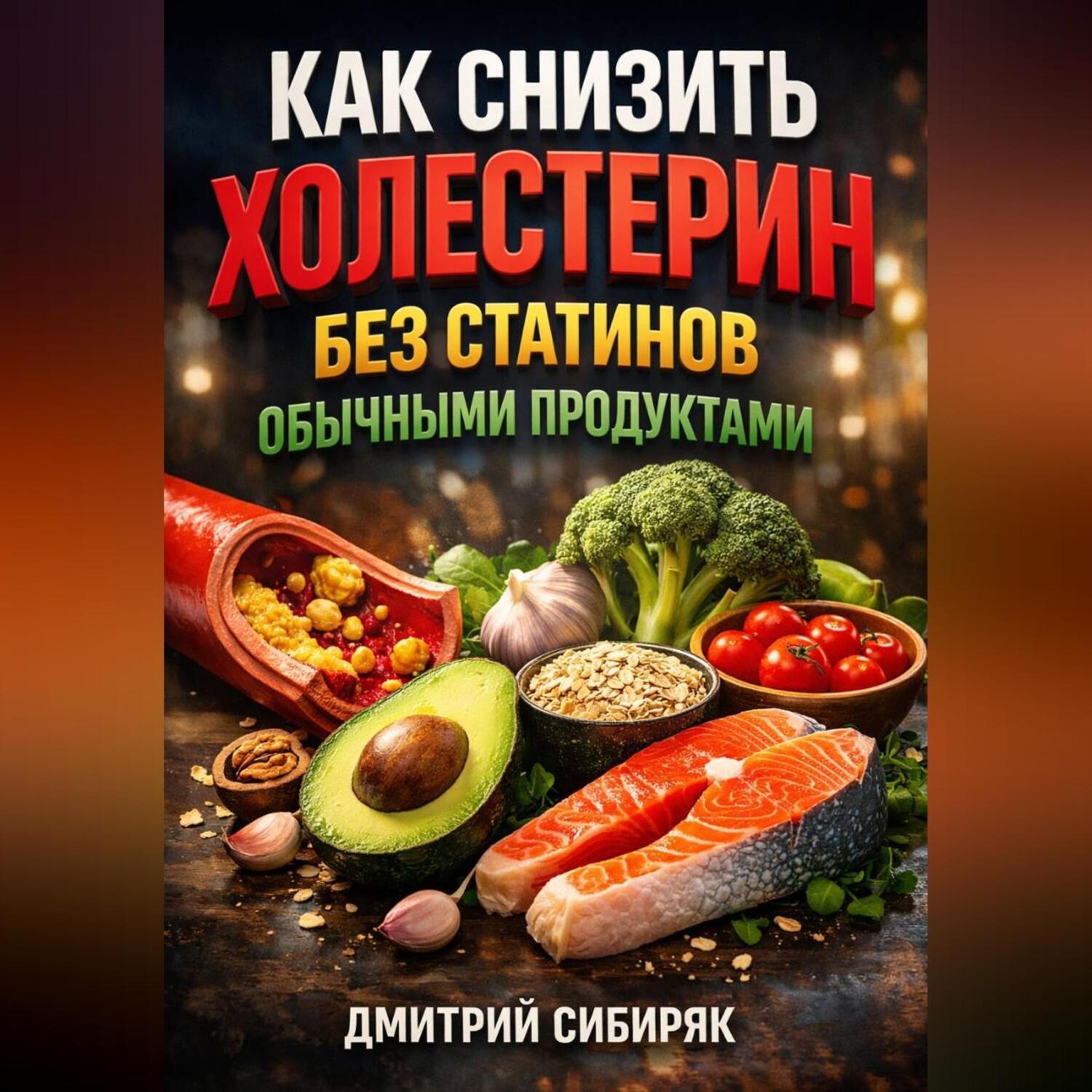 Обложка книги «Как снизить холестерин без статинов обычными продуктами»
