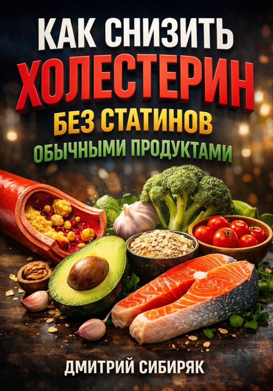 Обложка книги «Как снизить холестерин без статинов обычными продуктами»