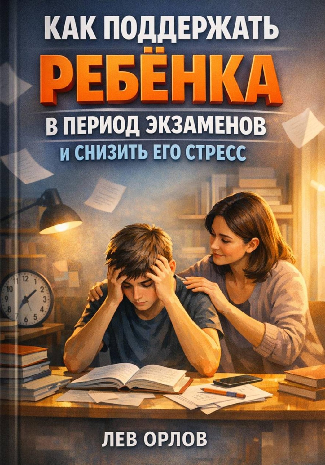 Обложка книги «Как Поддержать Ребенка в Период Экзаменов и Снизить Его Стресс»