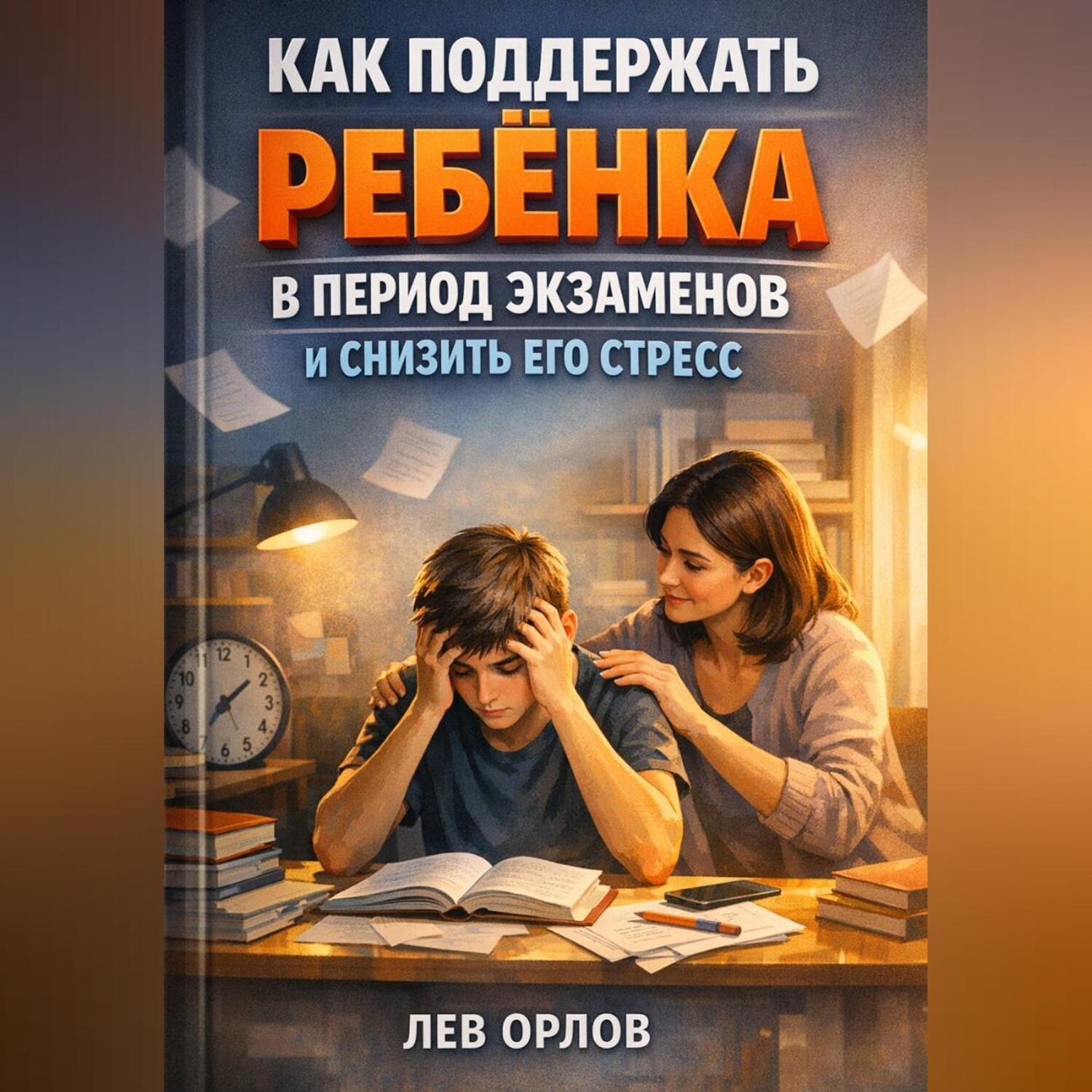Обложка книги «Как Поддержать Ребенка в Период Экзаменов и Снизить Его Стресс»
