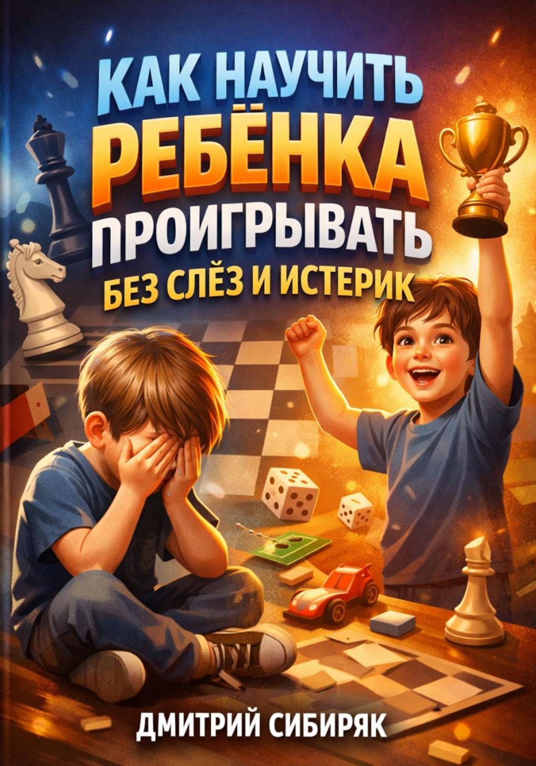 Обложка книги «Как научить ребенка проигрывать без слез и истерик»
