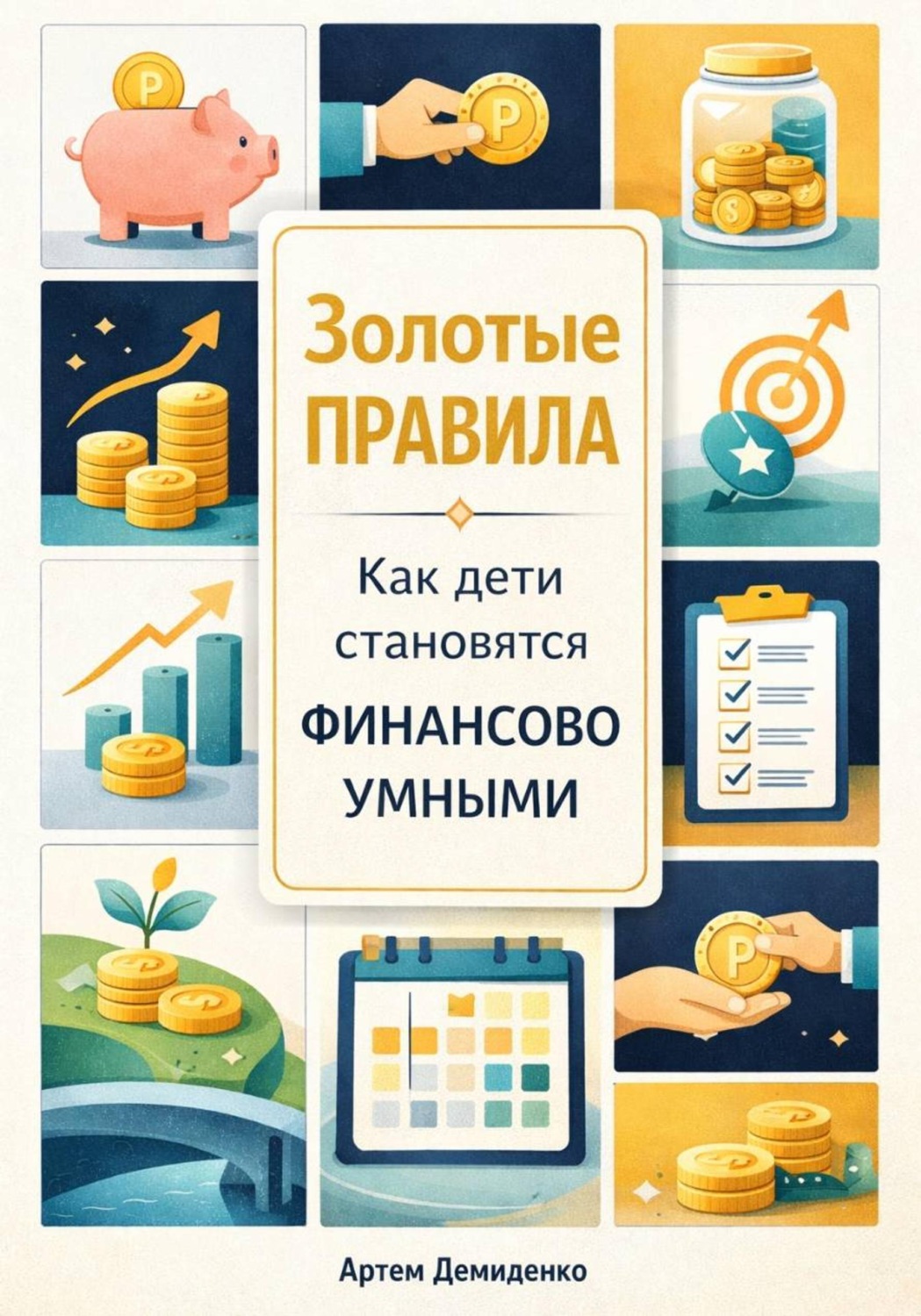 Обложка книги «Золотые правила: Как дети становятся финансово умными»