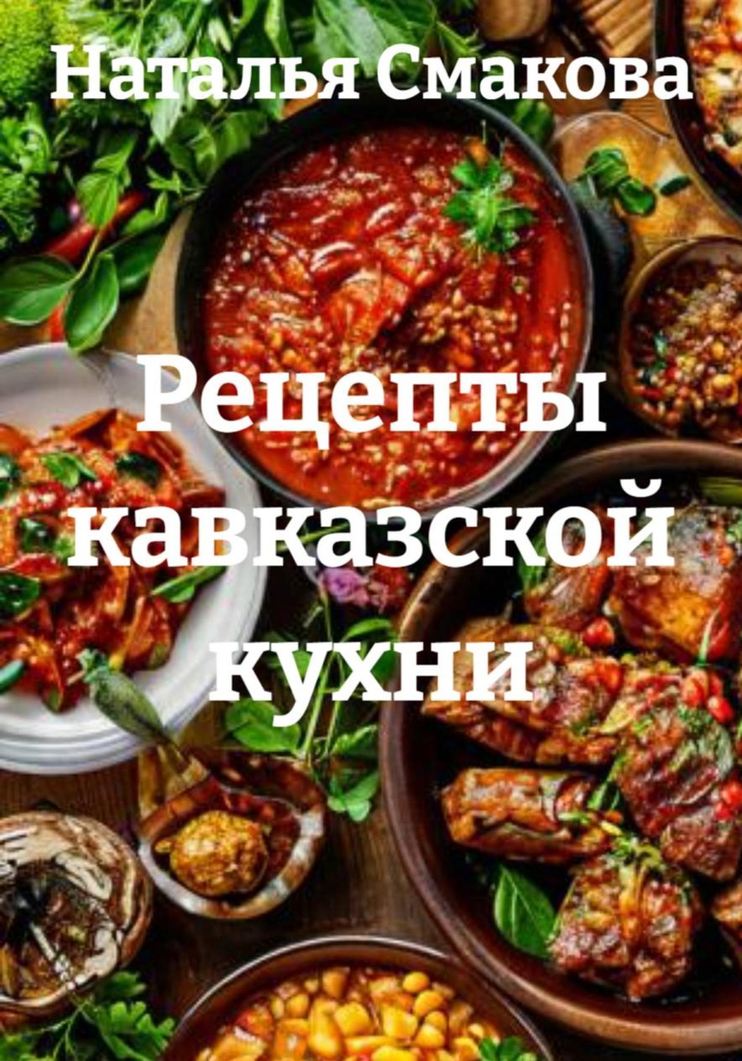 Обложка книги «Рецепты кавказской кухни»