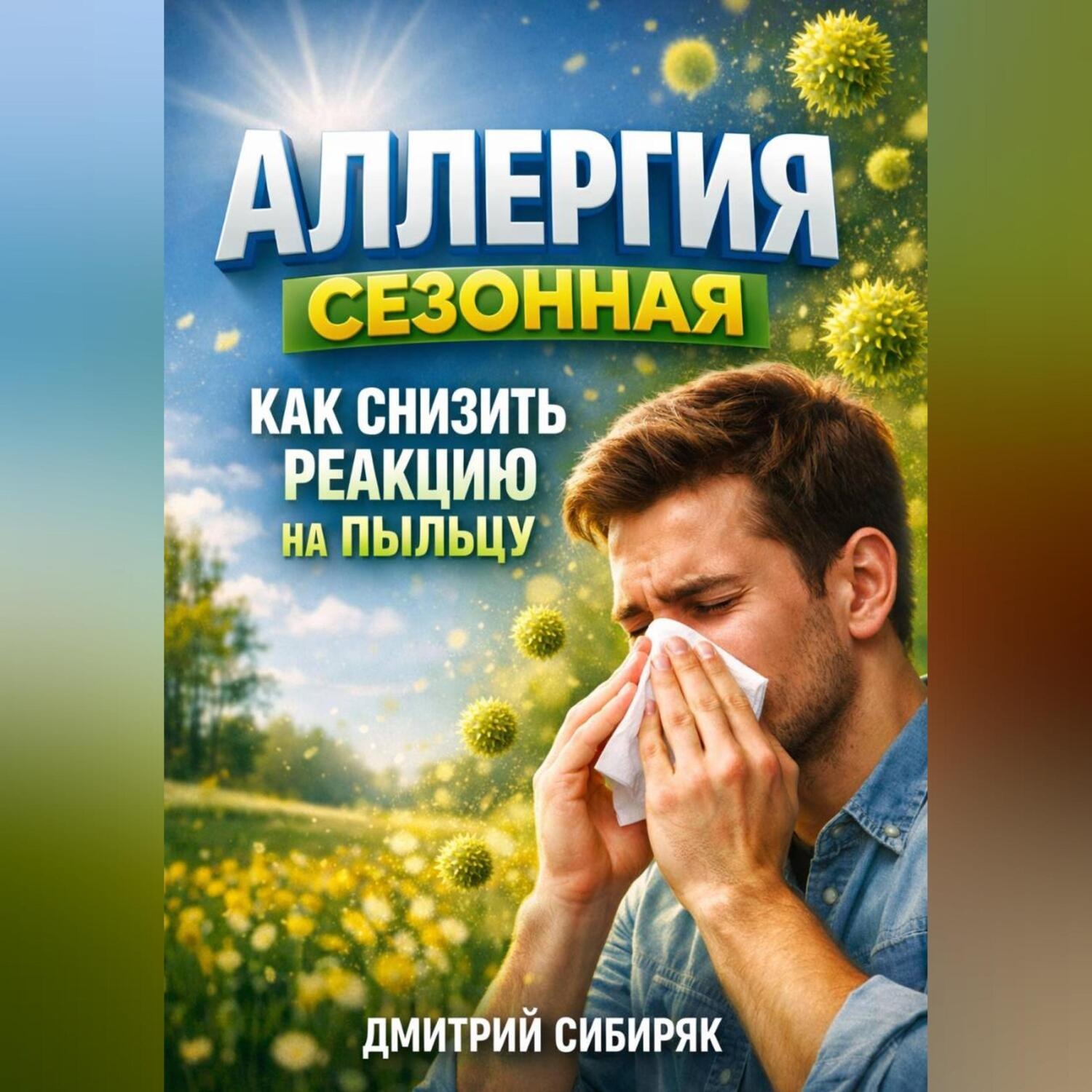 Обложка книги «Аллергия сезонная как снизить реакцию на пыльцу»