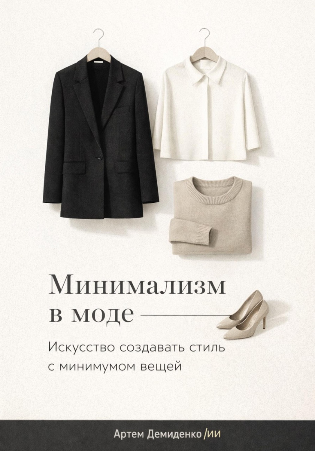 Обложка книги «Минимализм в моде: Искусство создавать стиль с минимумом вещей»