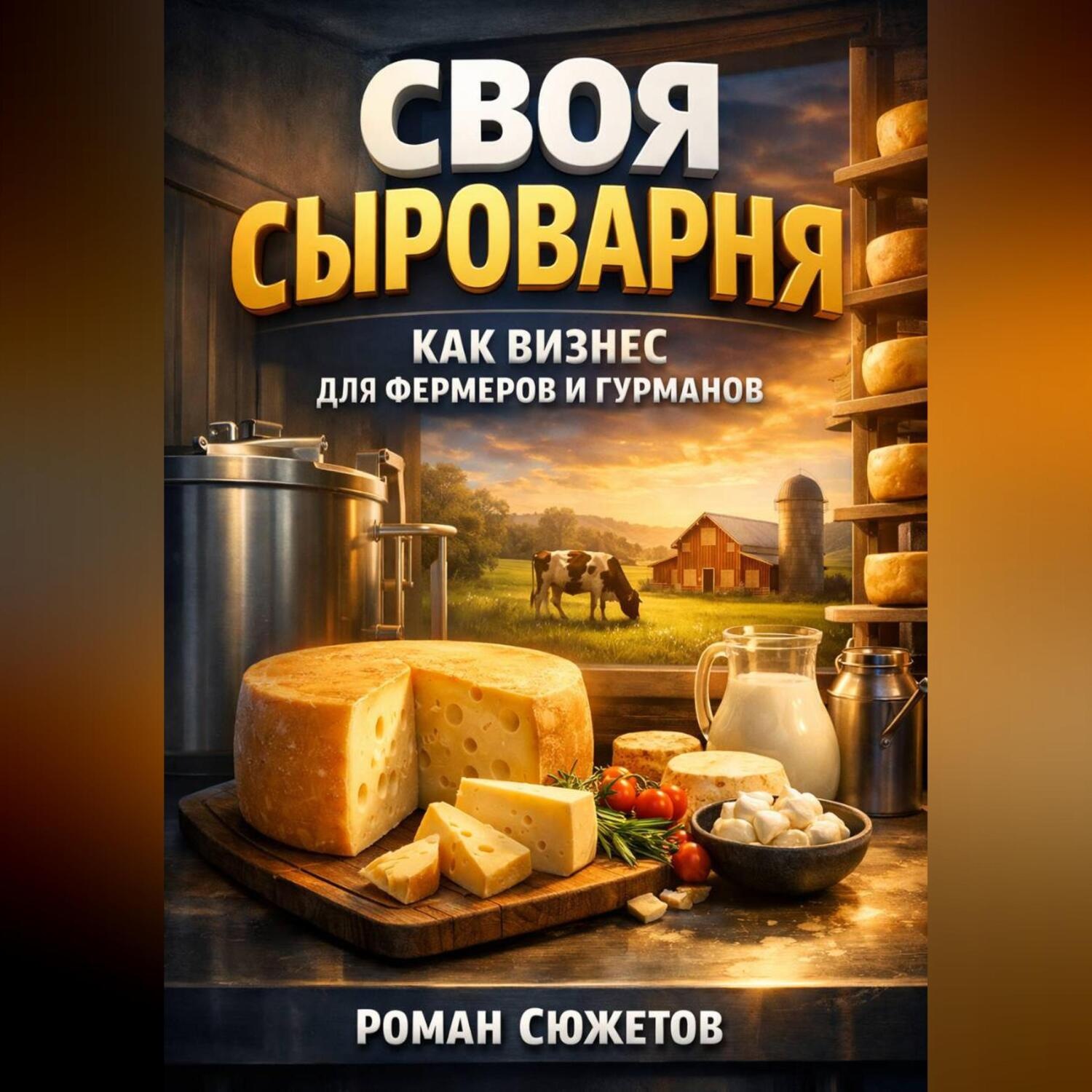 Обложка книги «Своя сыроварня как бизнес для фермеров и гурманов»