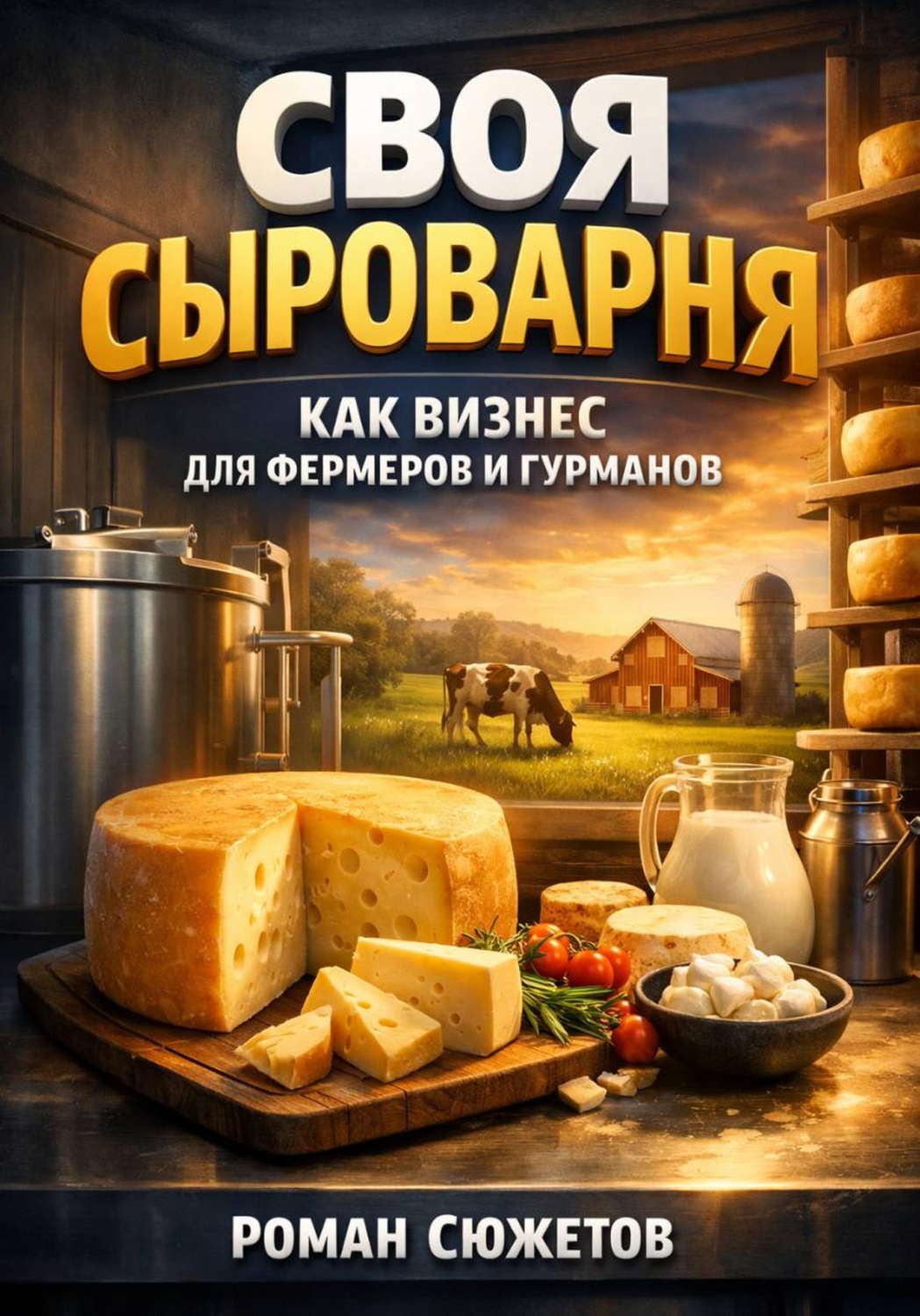 Обложка книги «Своя сыроварня как бизнес для фермеров и гурманов»