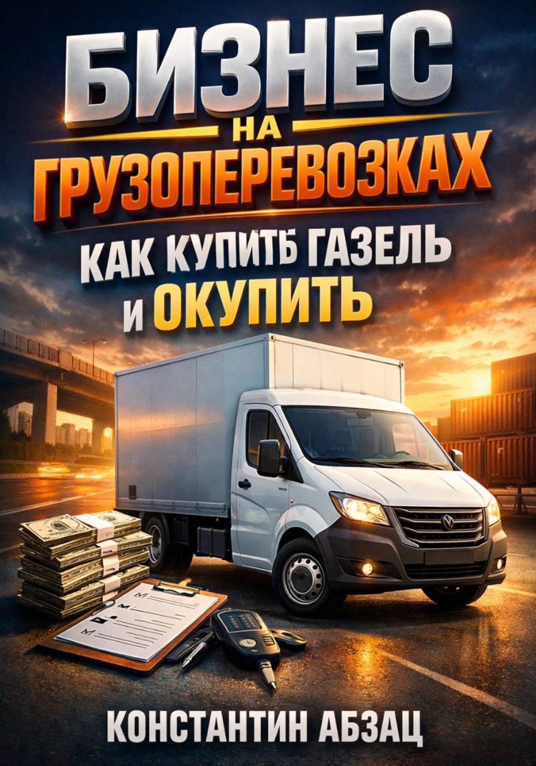 Обложка книги «Бизнес на грузоперевозках как купить газель и окупить»