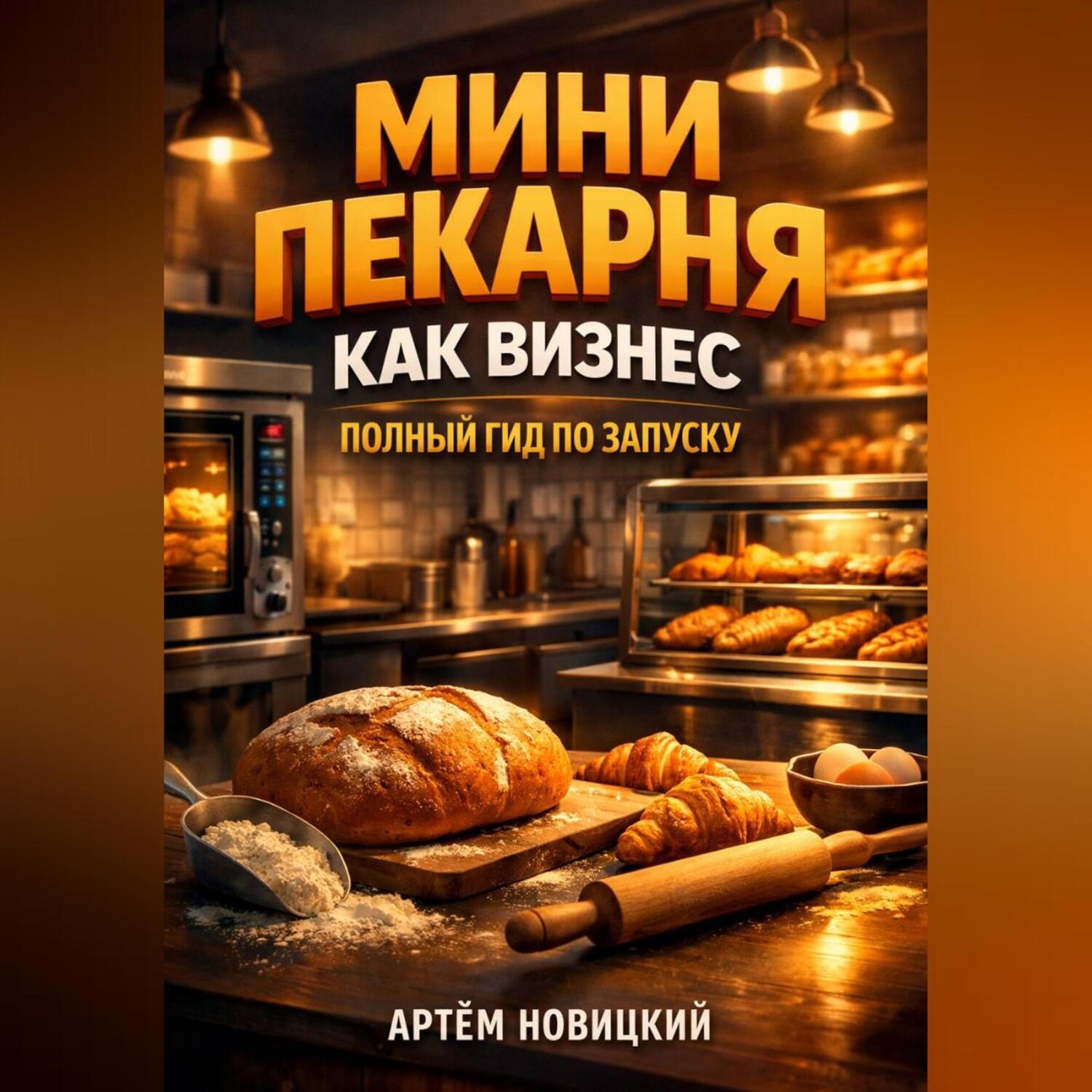 Обложка книги «Мини пекарня как бизнес полный гид по запуску»