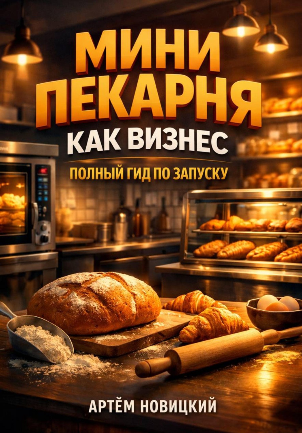 Обложка книги «Мини пекарня как бизнес полный гид по запуску»