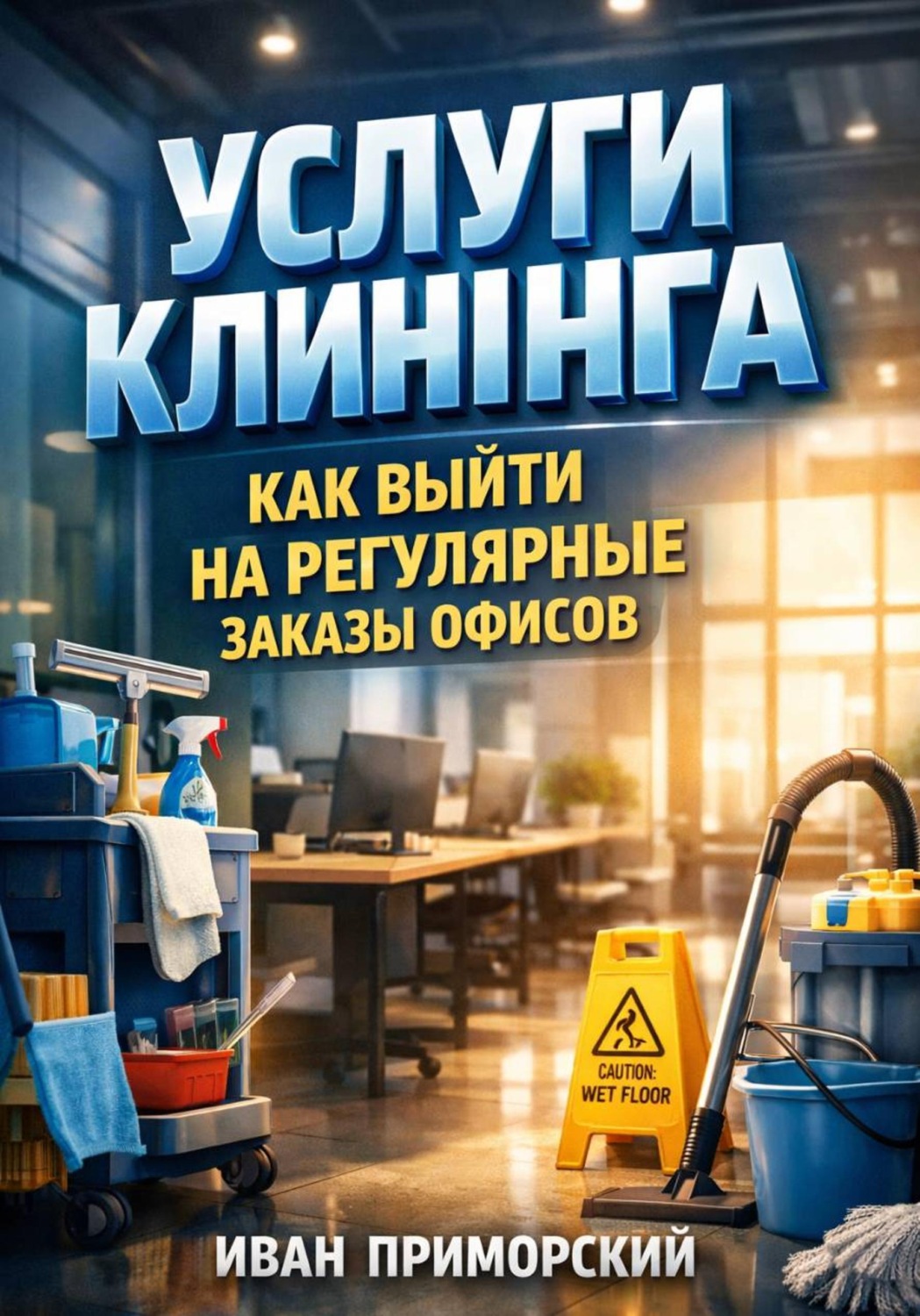 Обложка книги «Услуги клининга как выйти на регулярные заказы офисов»