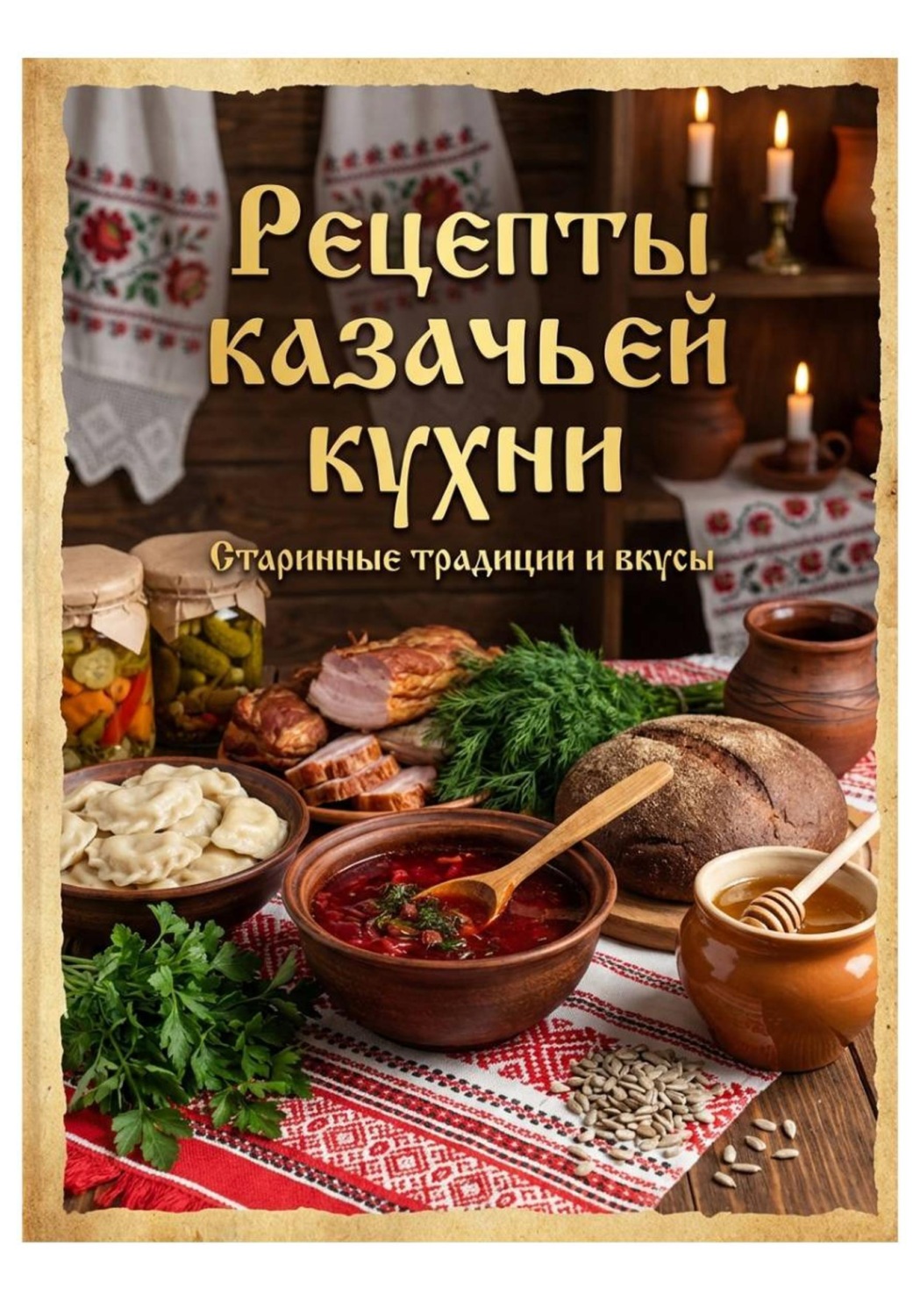 Обложка книги «Рецепты казачьей кухни»