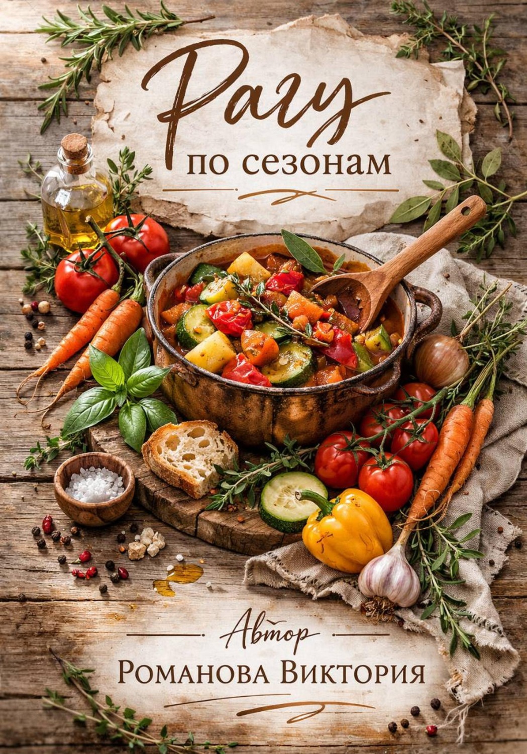 Обложка книги «Рагу по сезонам: весна-лето-осень-зима»