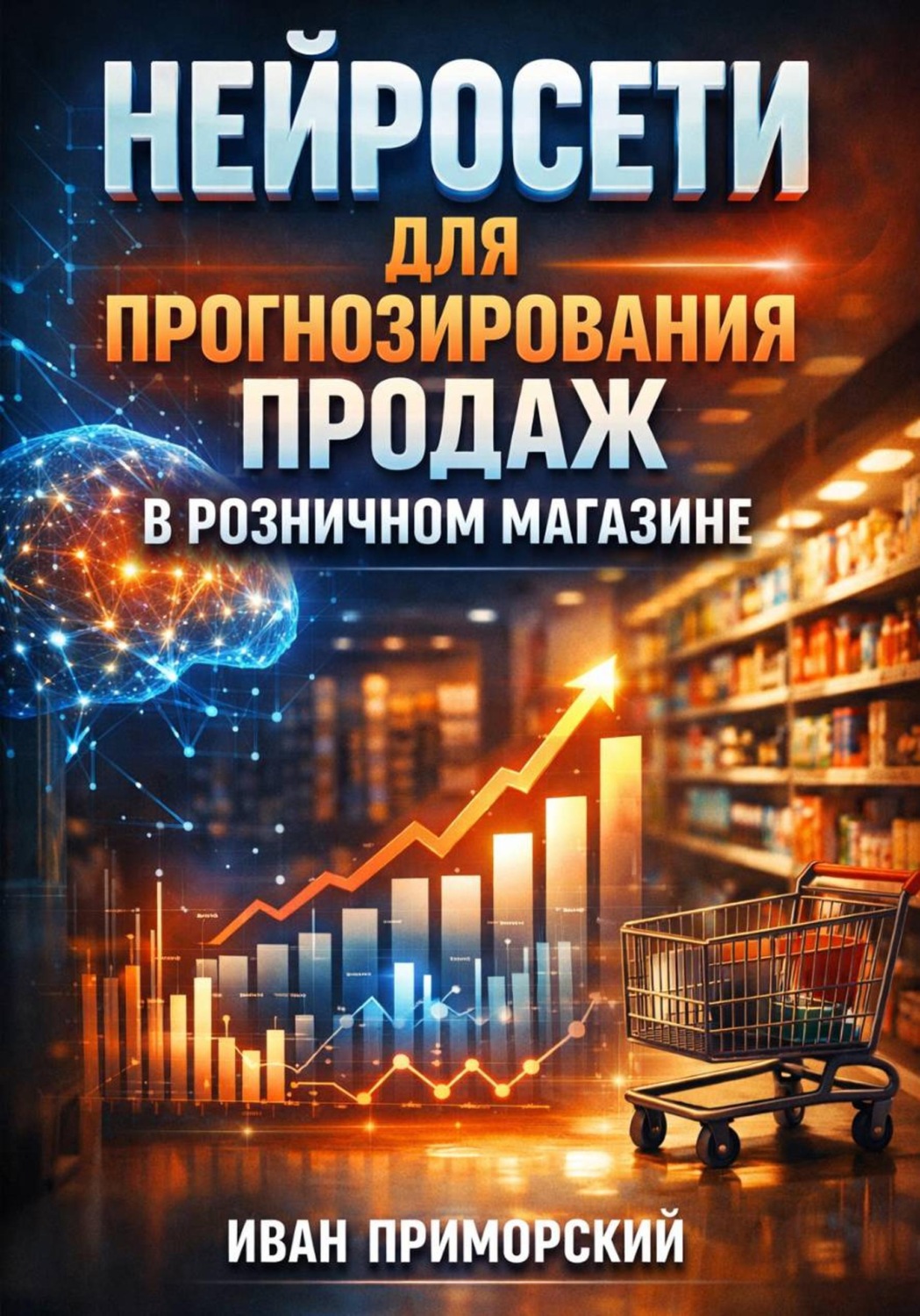 Обложка книги «Нейросети для прогнозирования продаж в розничном магазине»