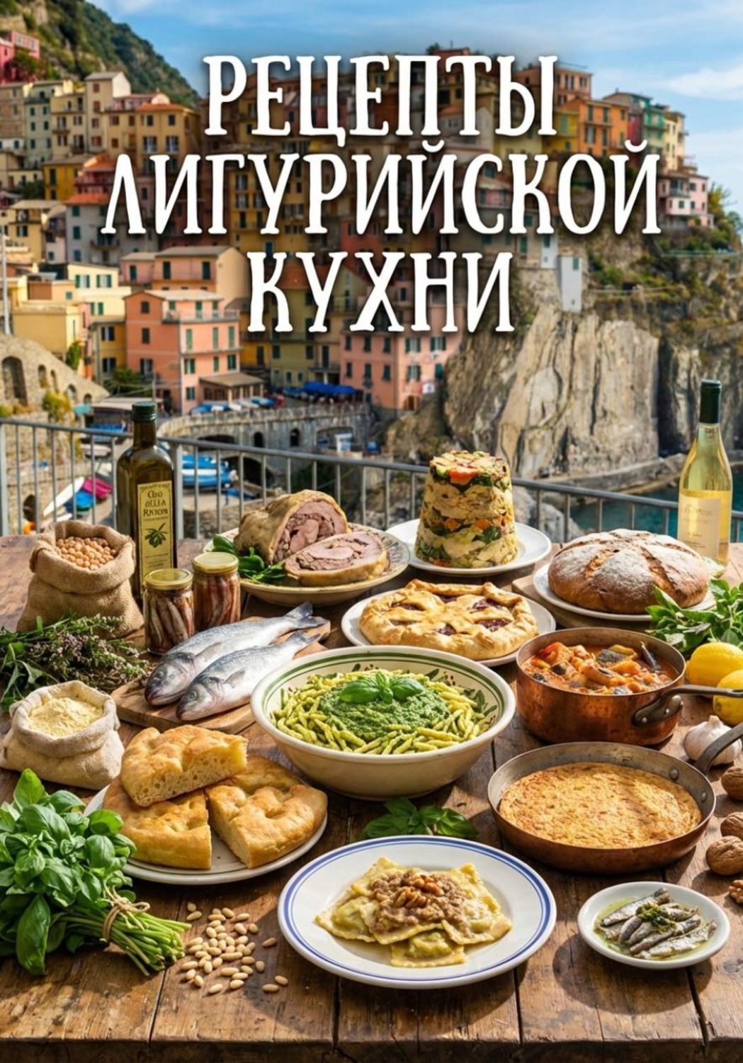 Обложка книги «Рецепты лигурийской кухни»