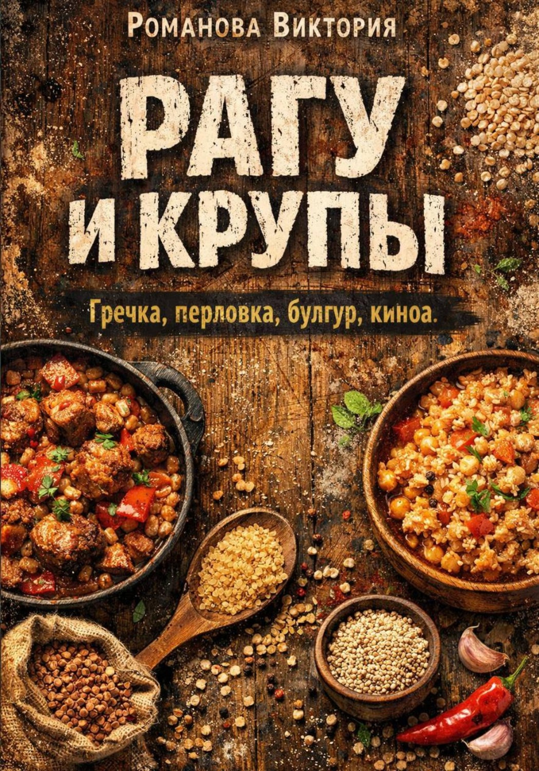 Обложка книги «Рагу и крупы: гречка, перловка, булгур, киноа»
