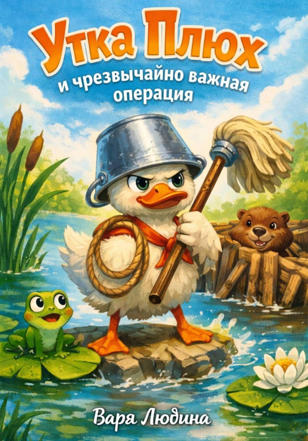 Обложка книги «Утка Плюх и чрезвычайно важная операция»