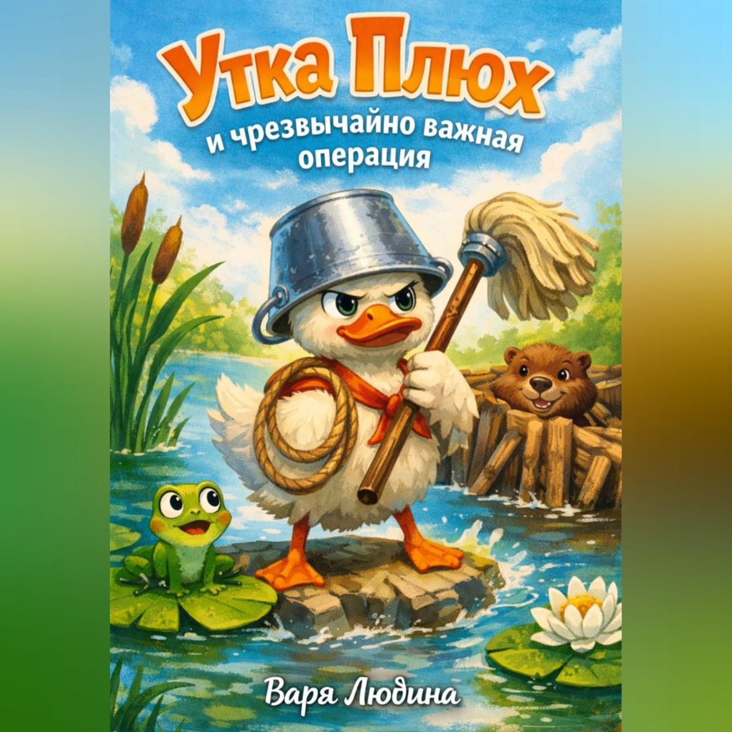 Обложка книги «Утка Плюх и чрезвычайно важная операция»