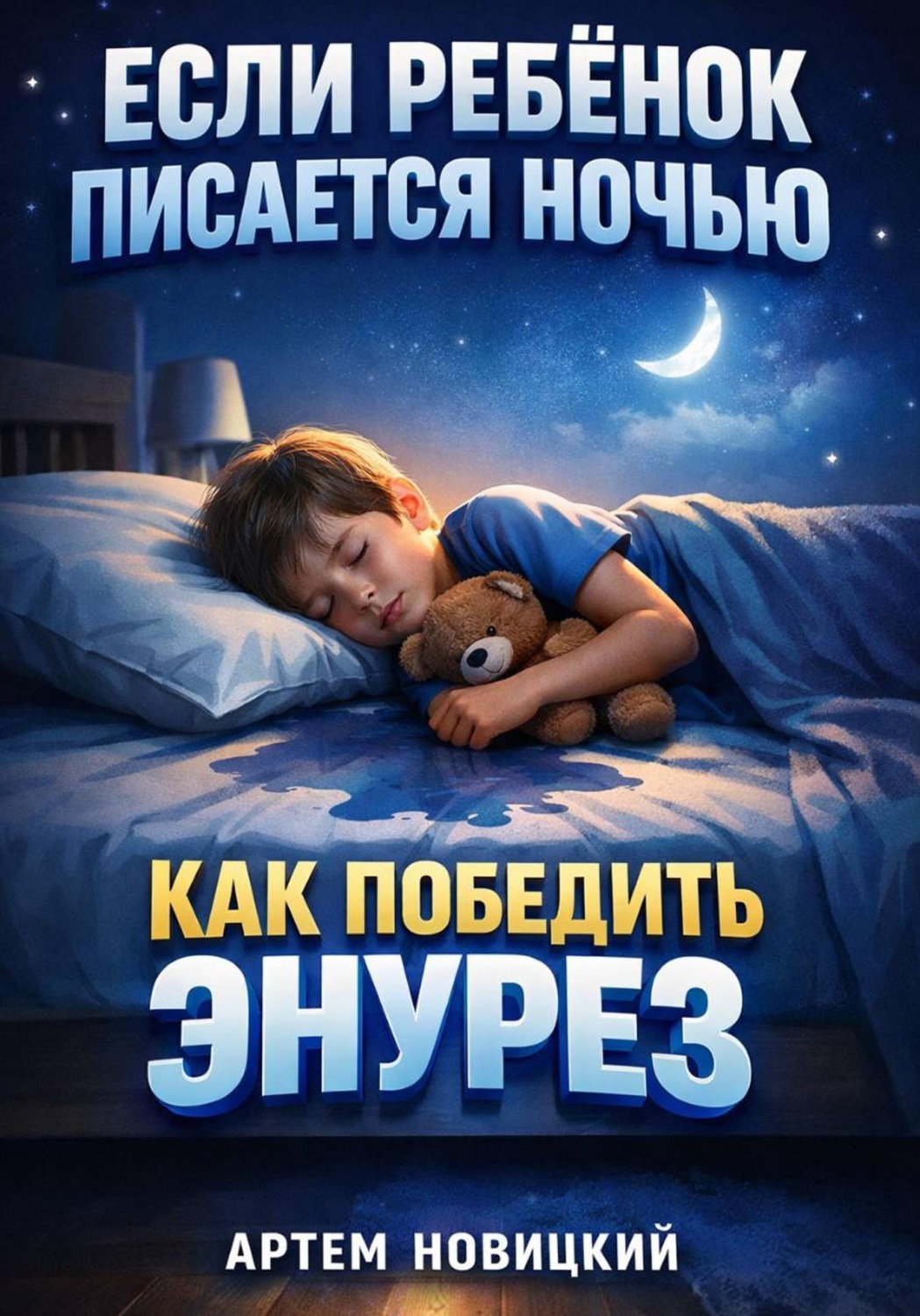 Обложка книги «Если ребенок писается ночью как победить энурез»