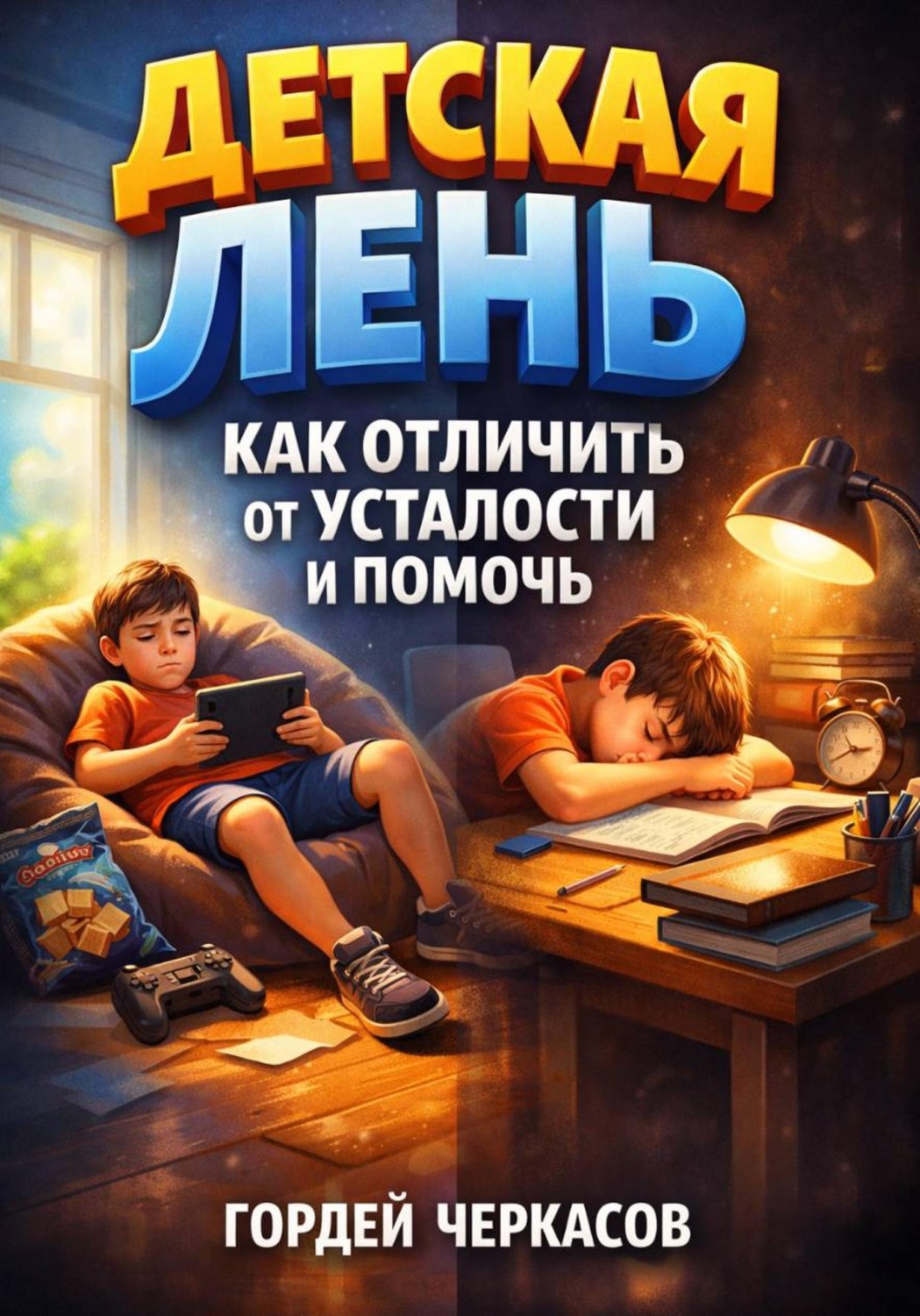 Обложка книги «Детская лень как отличить от усталости и помочь»