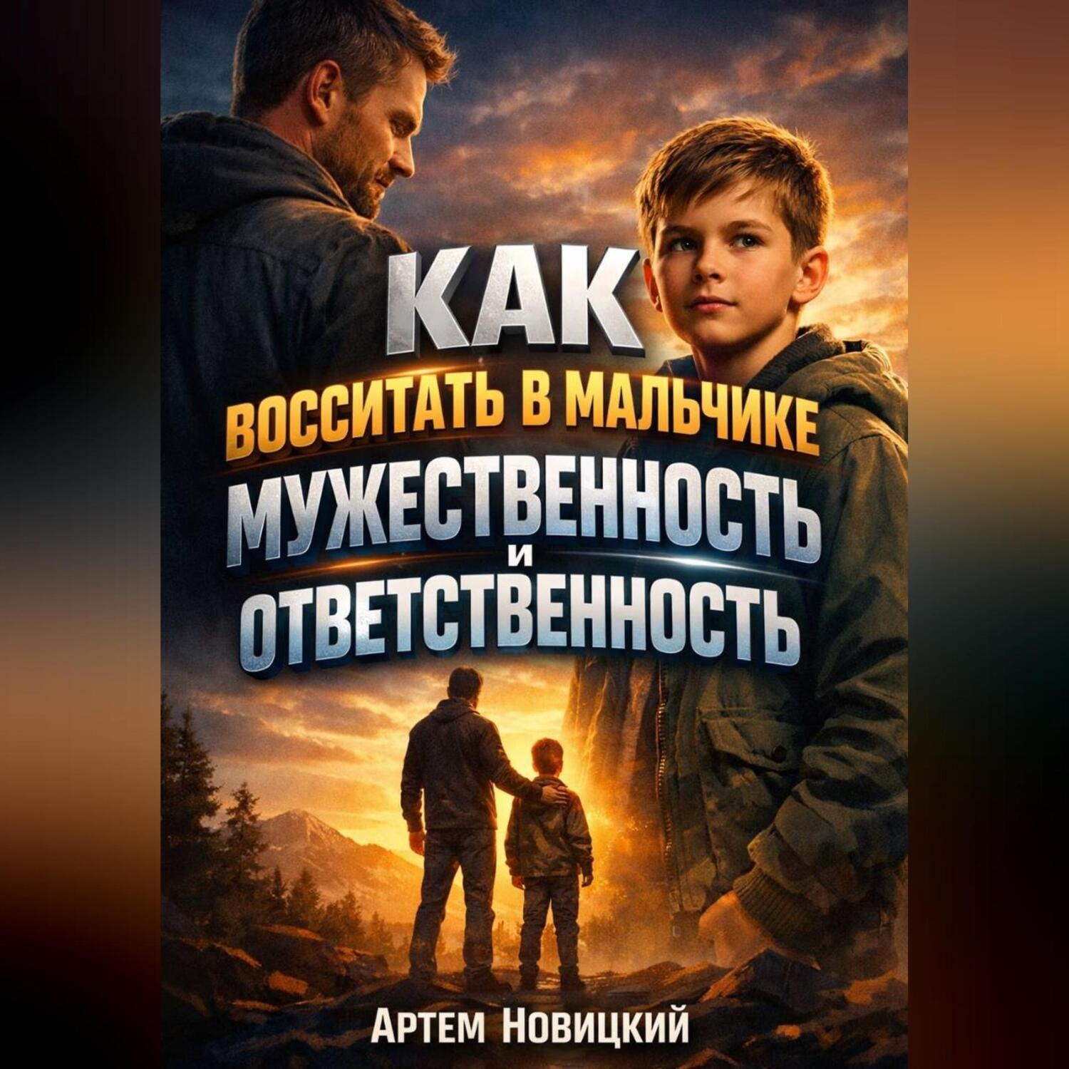 Обложка книги «Как воспитать в мальчике мужественность и ответственность»