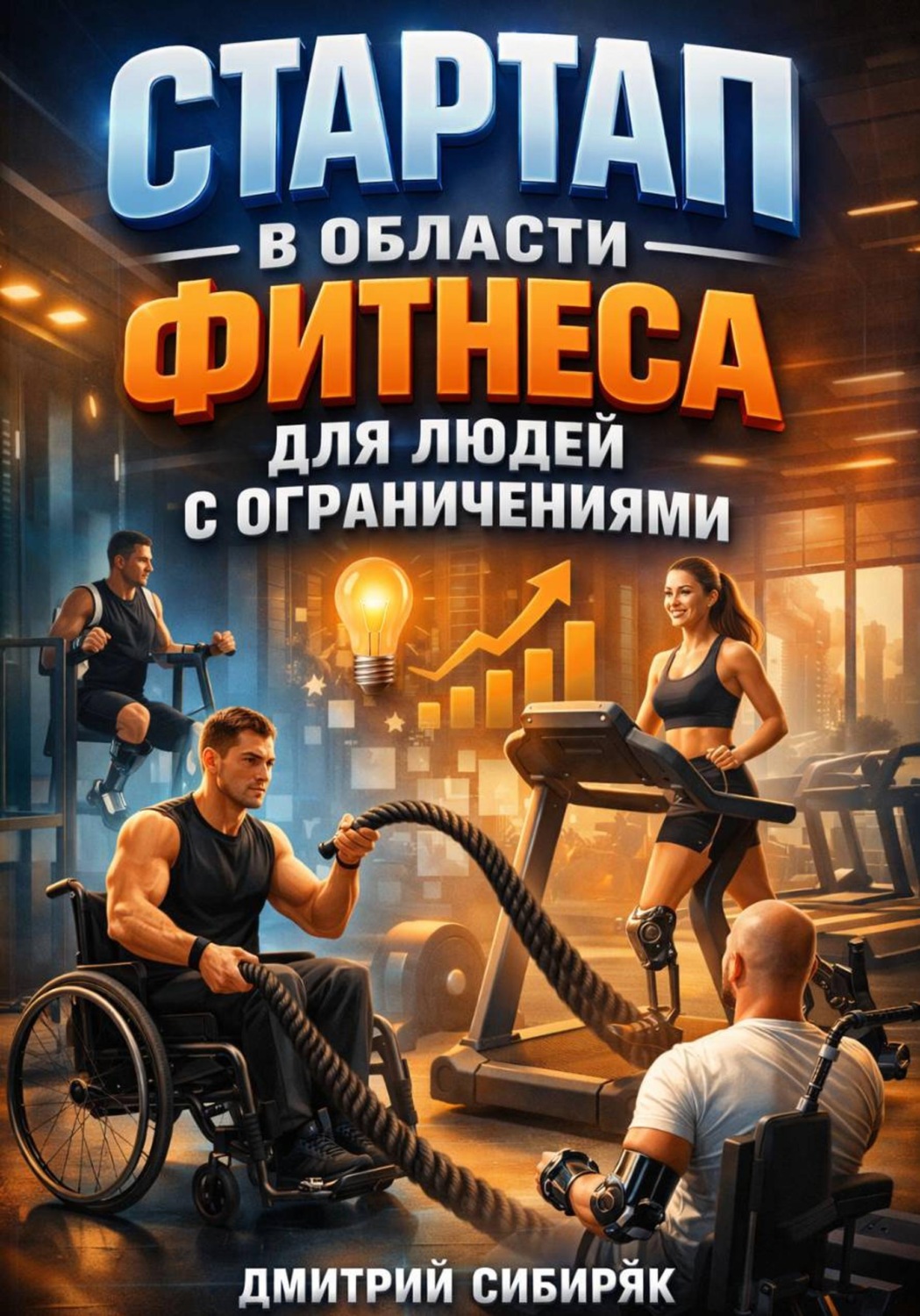 Обложка книги «Стартап в области фитнеса для людей с ограничениями»