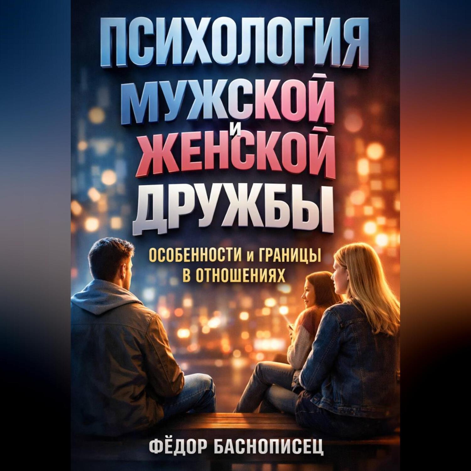 Обложка книги «Психология мужской и женской дружбы особенности и границы в отношениях»