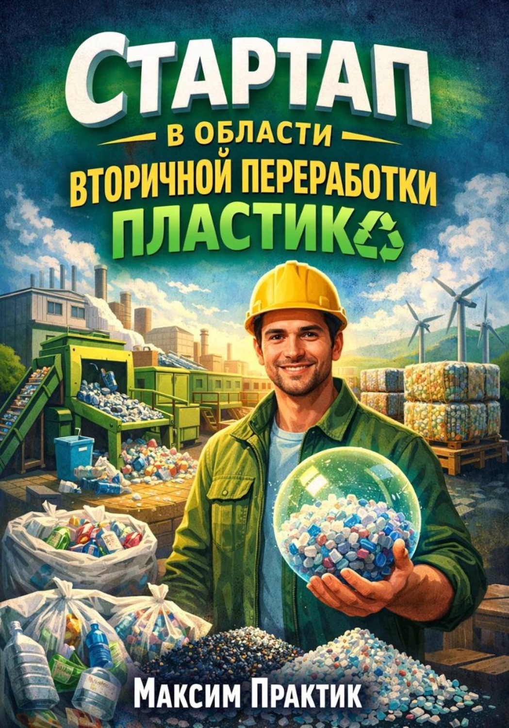 Обложка книги «Стартап в области вторичной переработки пластика»