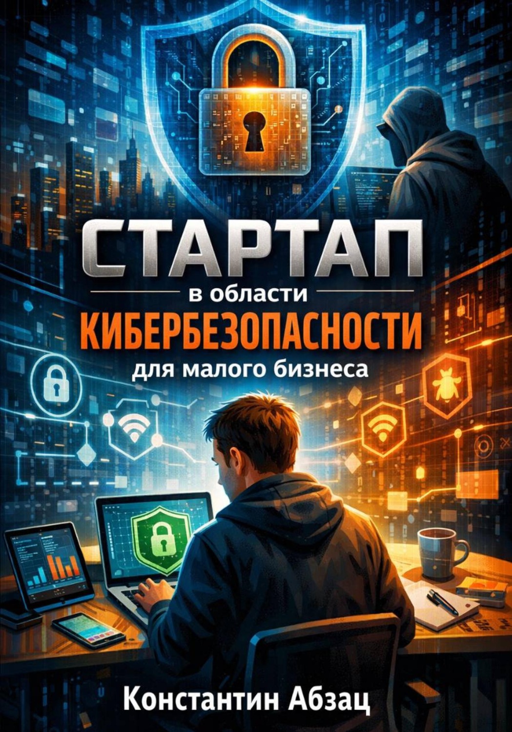 Обложка книги «Стартап в области кибербезопасности для малого бизнеса»