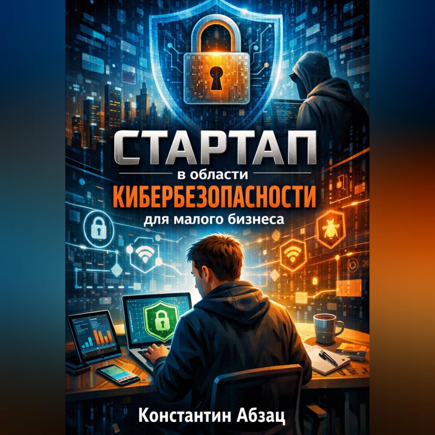 Обложка книги «Стартап в области кибербезопасности для малого бизнеса»